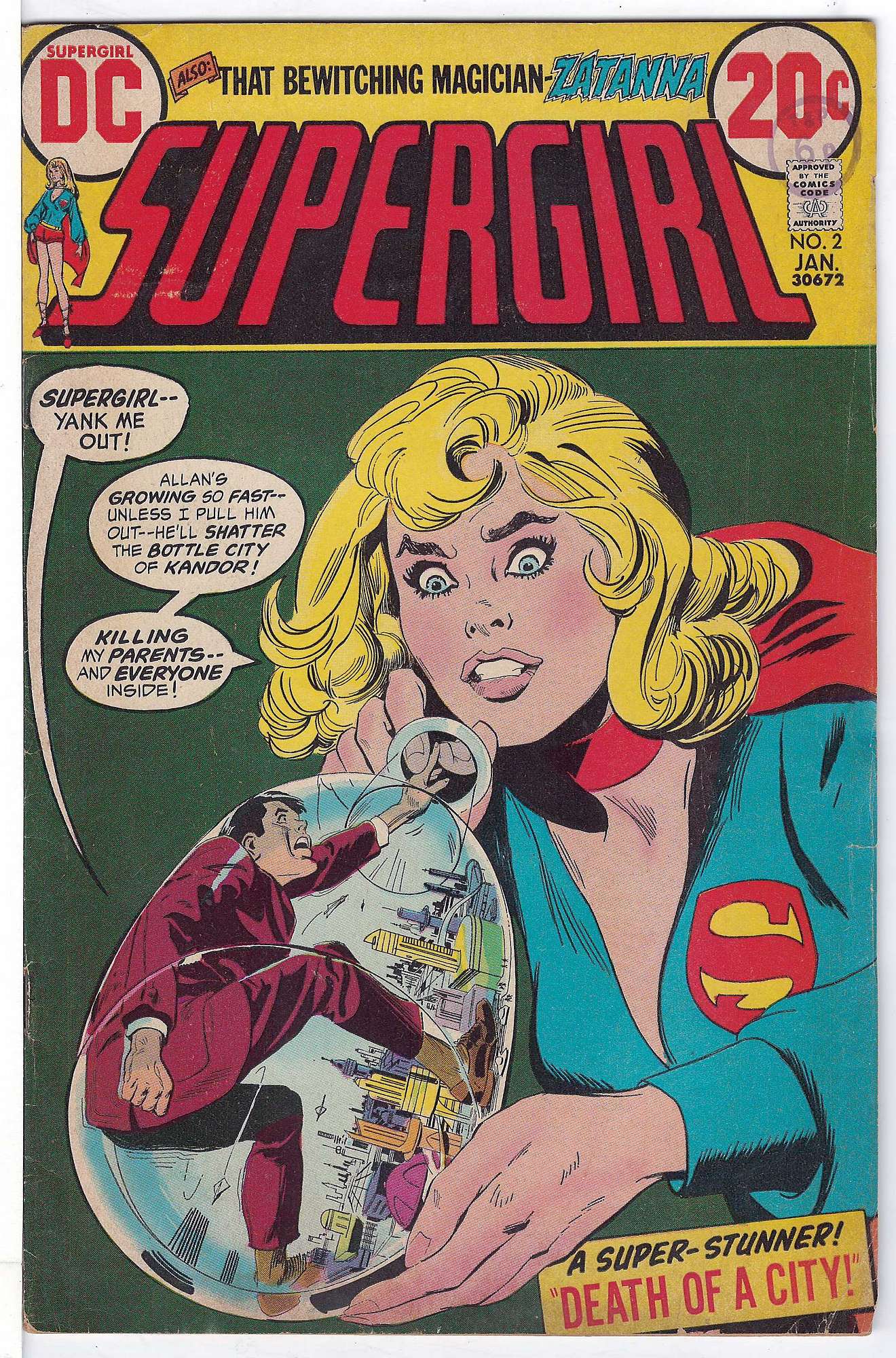 Cover of Supergirl (Vol 1) #2. One of 250,000 Vintage American Comics on sale from Krypton!