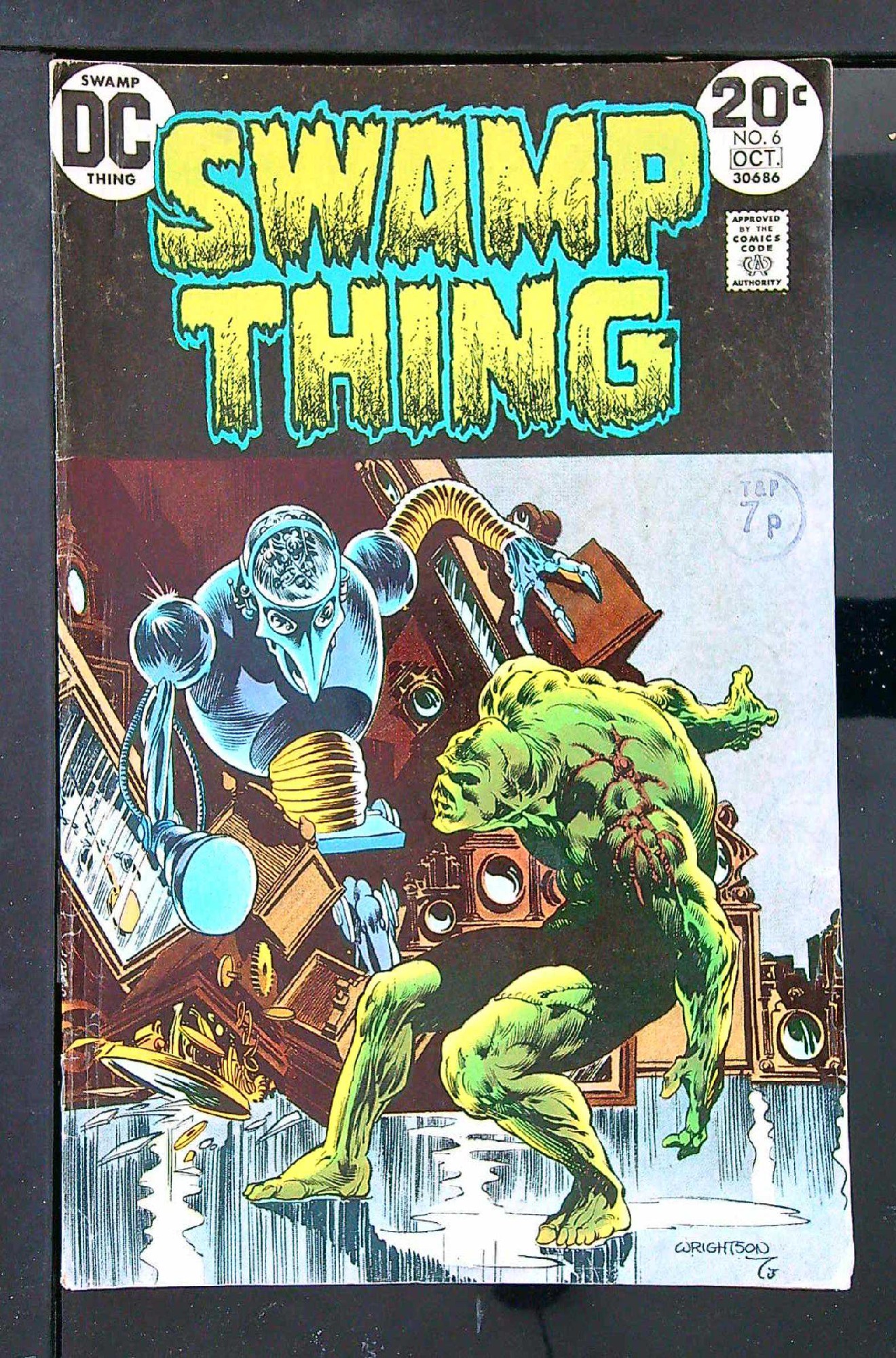 Cover of Swamp Thing (Vol 1) #6. One of 250,000 Vintage American Comics on sale from Krypton!