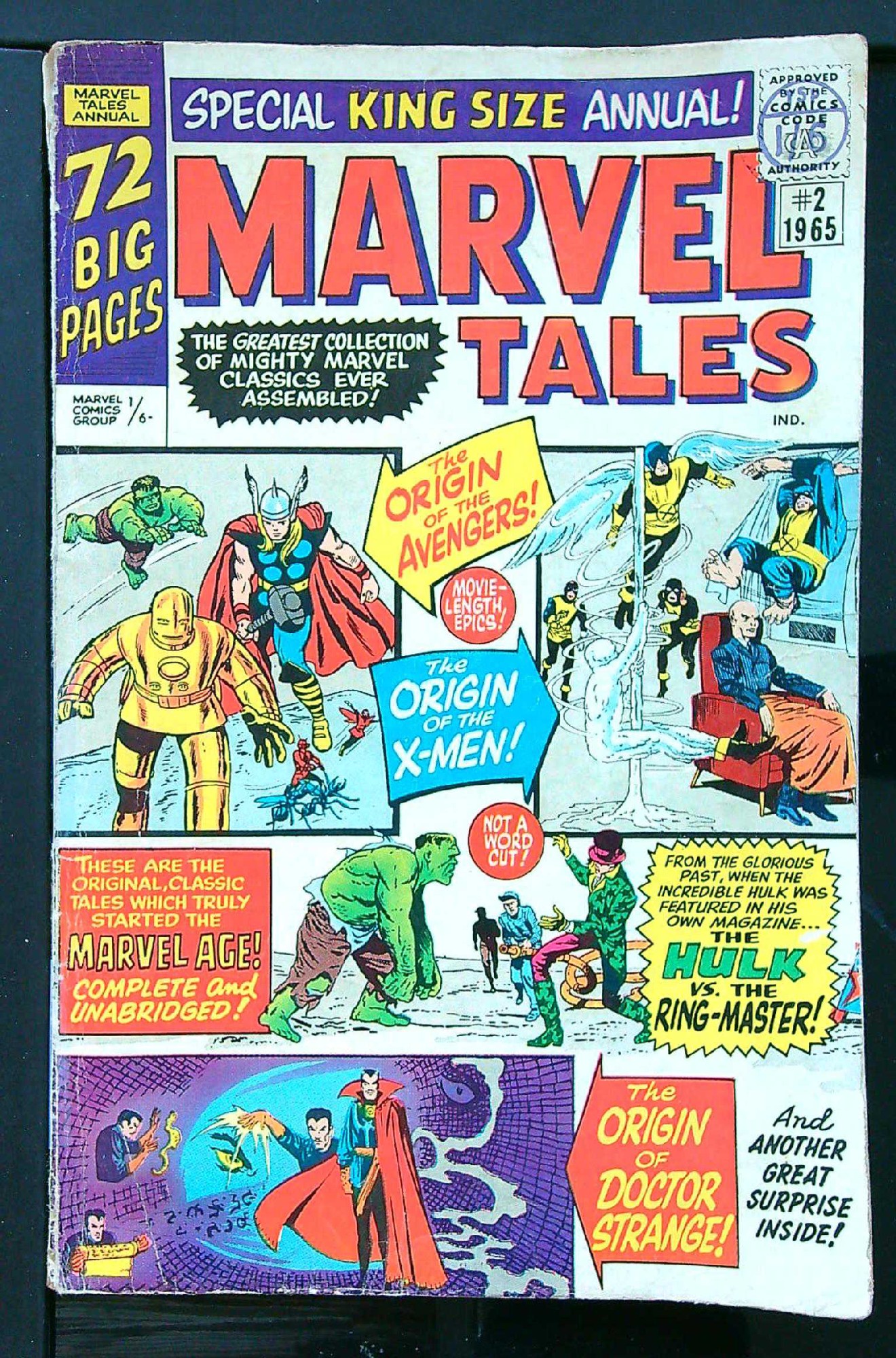 Cover of Marvel Tales Annual #2. One of 250,000 Vintage American Comics on sale from Krypton!