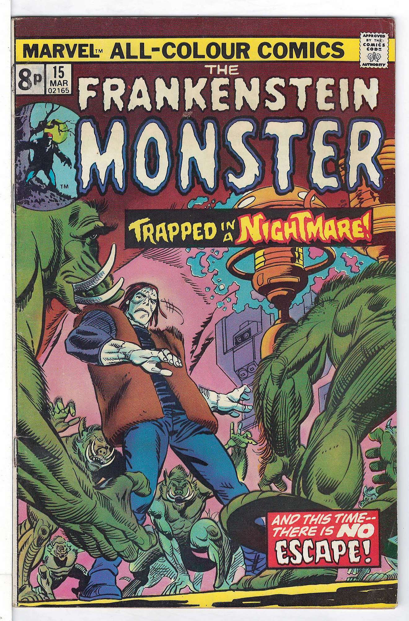 Cover of Frankenstein - The Monster of #15. One of 250,000 Vintage American Comics on sale from Krypton!