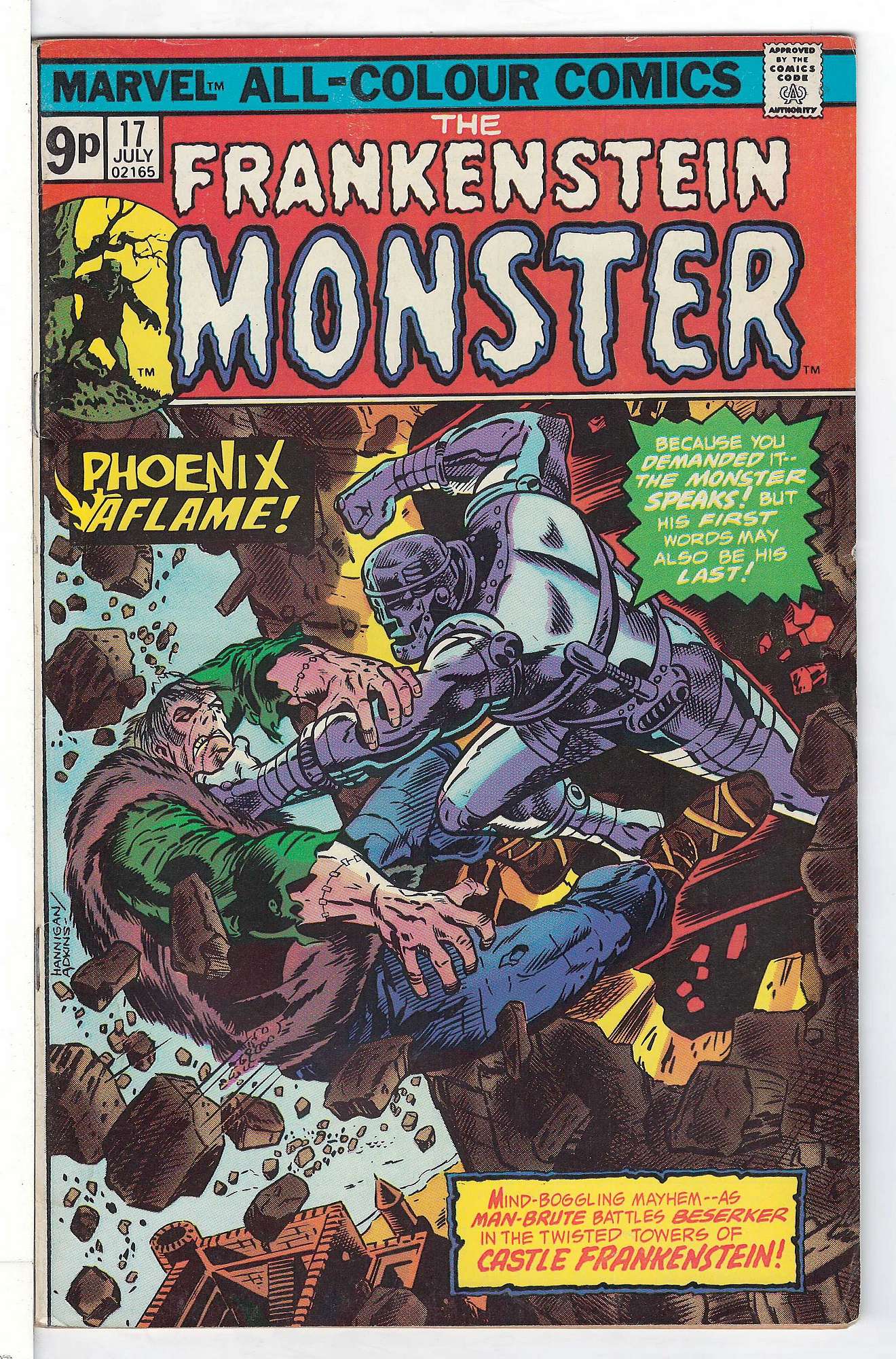 Cover of Frankenstein - The Monster of #17. One of 250,000 Vintage American Comics on sale from Krypton!