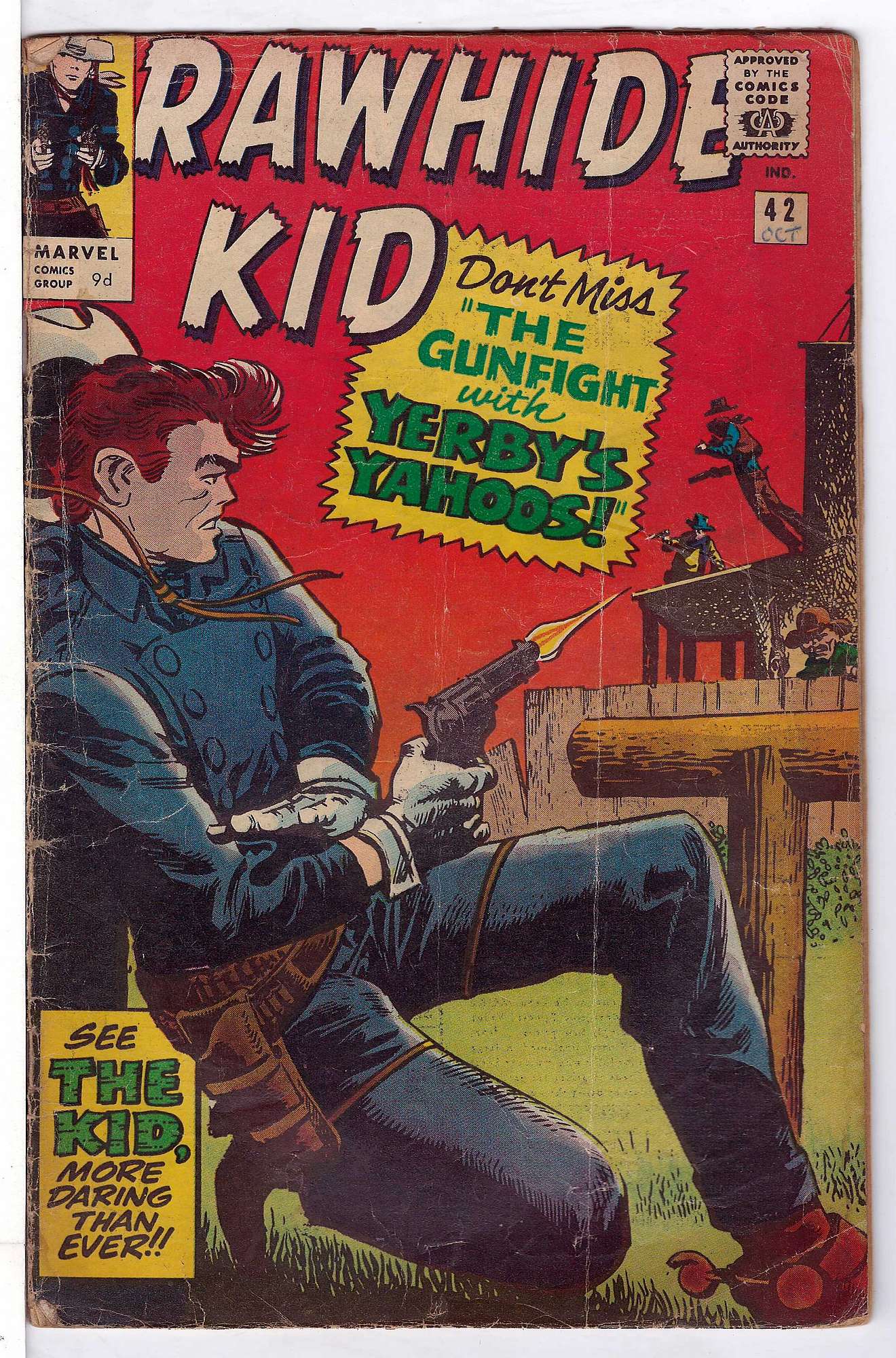 Cover of Rawhide Kid (Vol 1) #42. One of 250,000 Vintage American Comics on sale from Krypton!