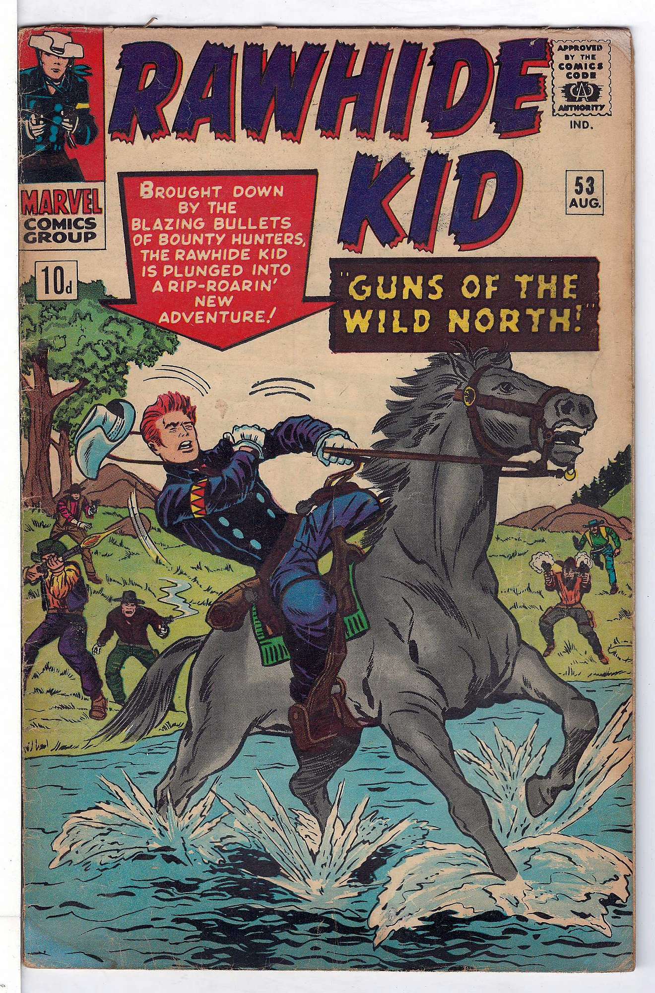 Cover of Rawhide Kid (Vol 1) #53. One of 250,000 Vintage American Comics on sale from Krypton!