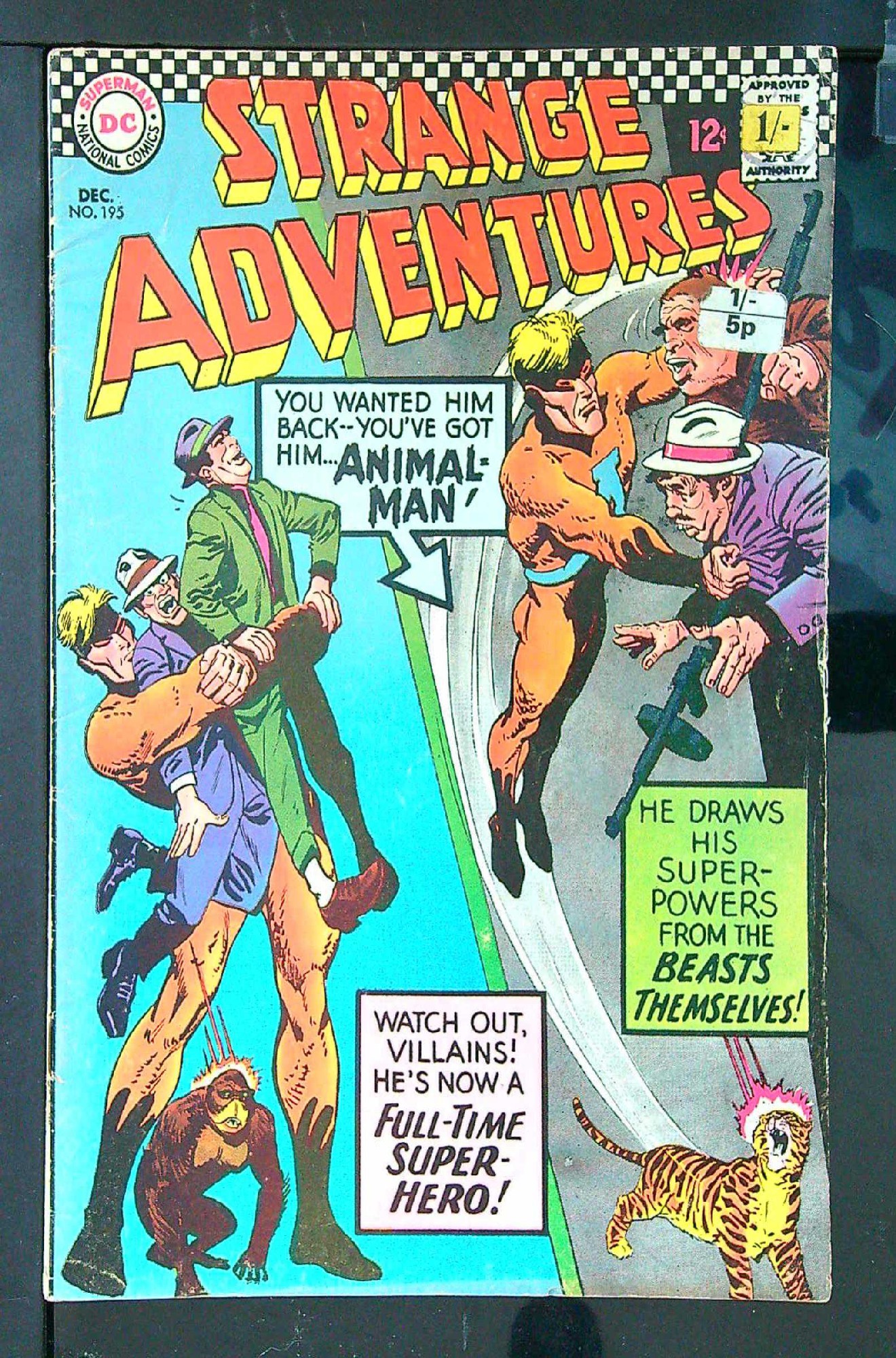 Cover of Strange Adventures (Vol 1) #195. One of 250,000 Vintage American Comics on sale from Krypton!