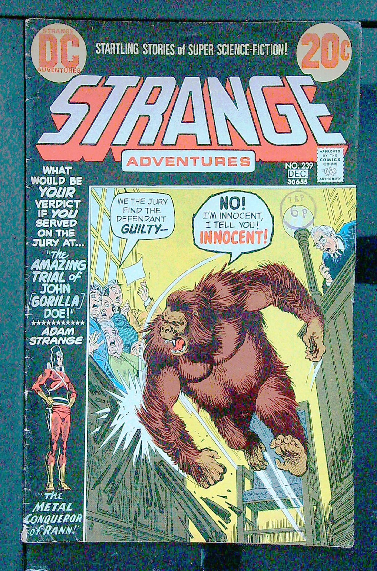 Cover of Strange Adventures (Vol 1) #239. One of 250,000 Vintage American Comics on sale from Krypton!