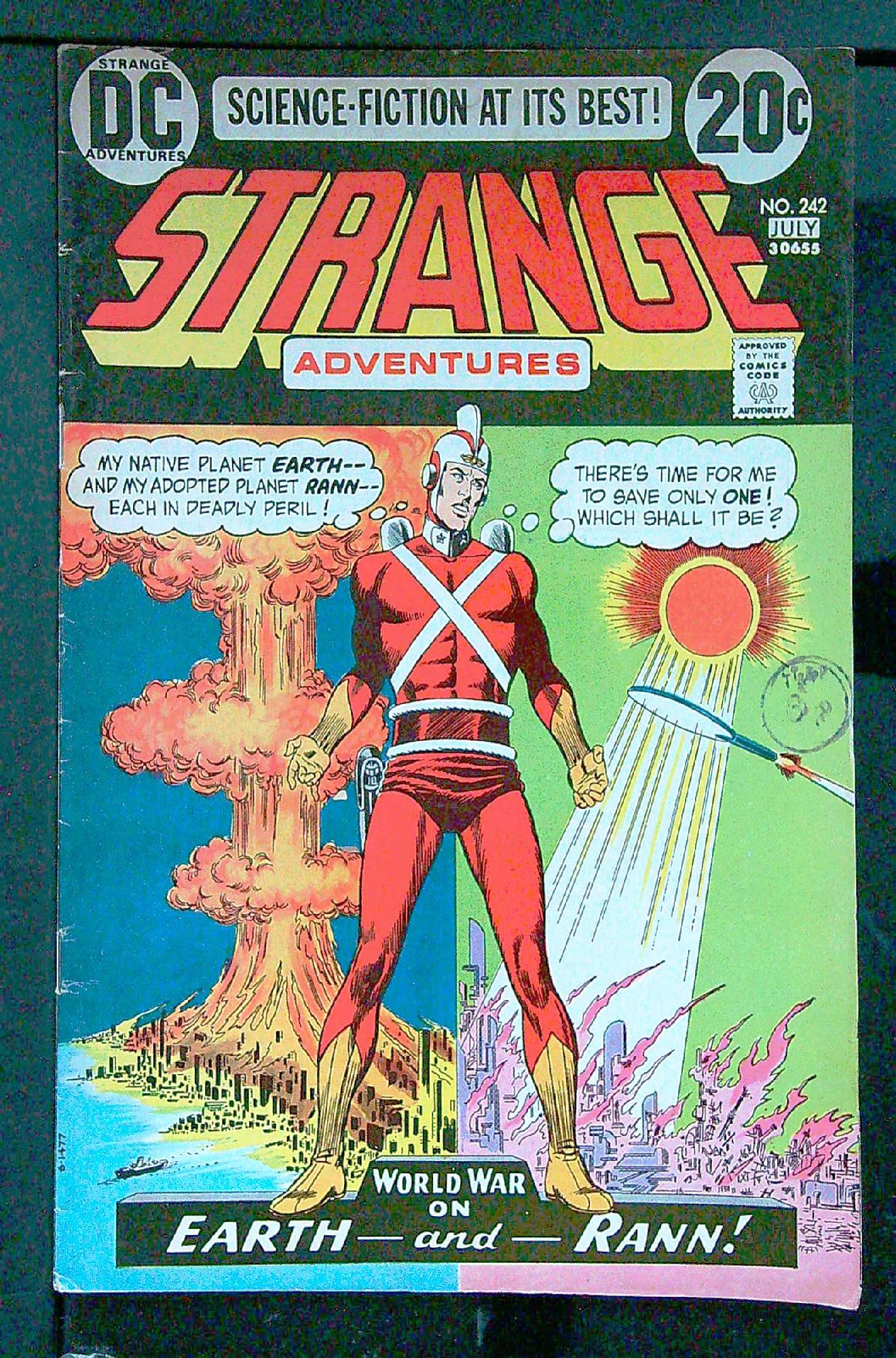 Cover of Strange Adventures (Vol 1) #242. One of 250,000 Vintage American Comics on sale from Krypton!