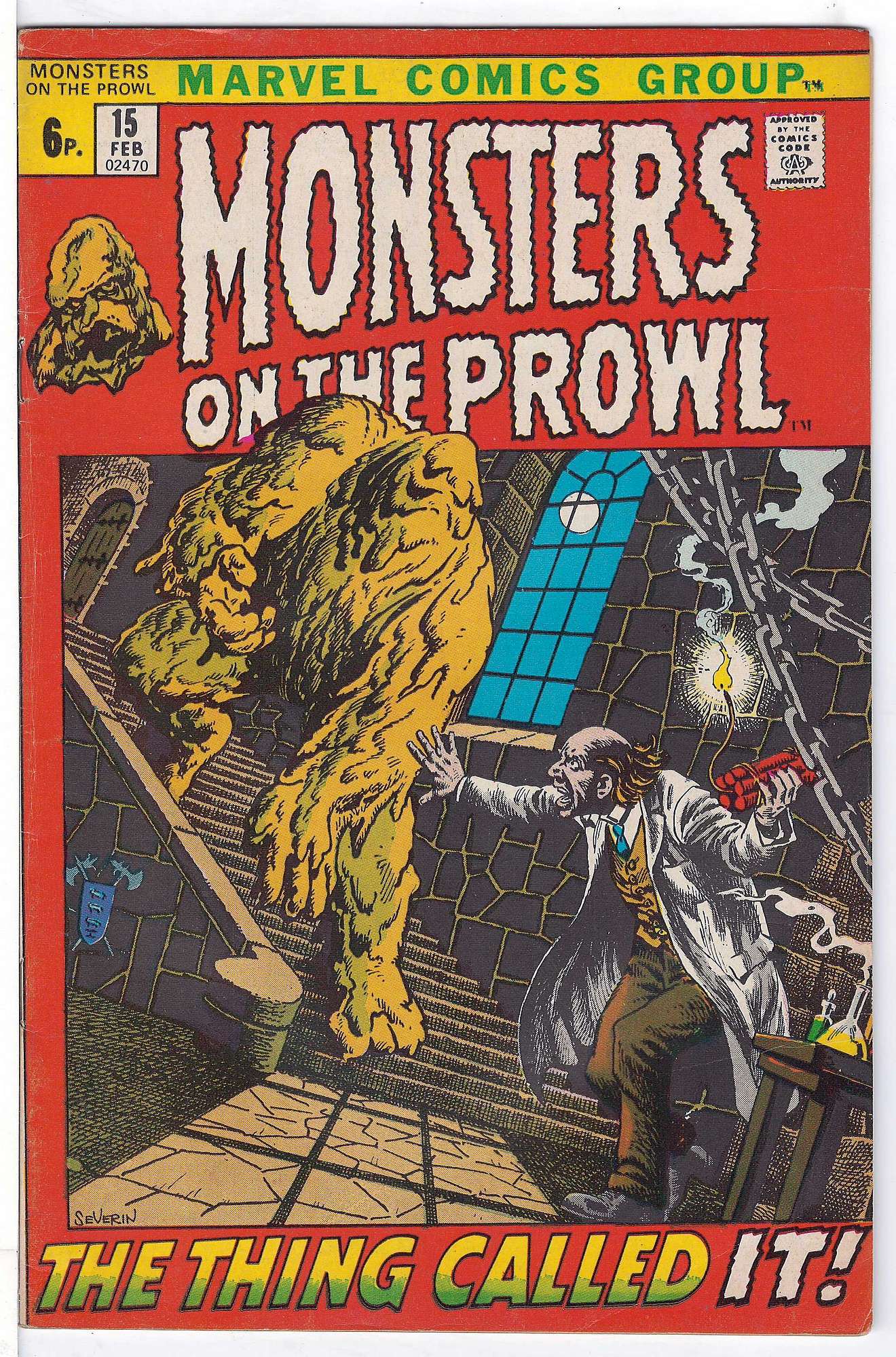 Cover of Monsters on the Prowl (Vol 1) #15. One of 250,000 Vintage American Comics on sale from Krypton!