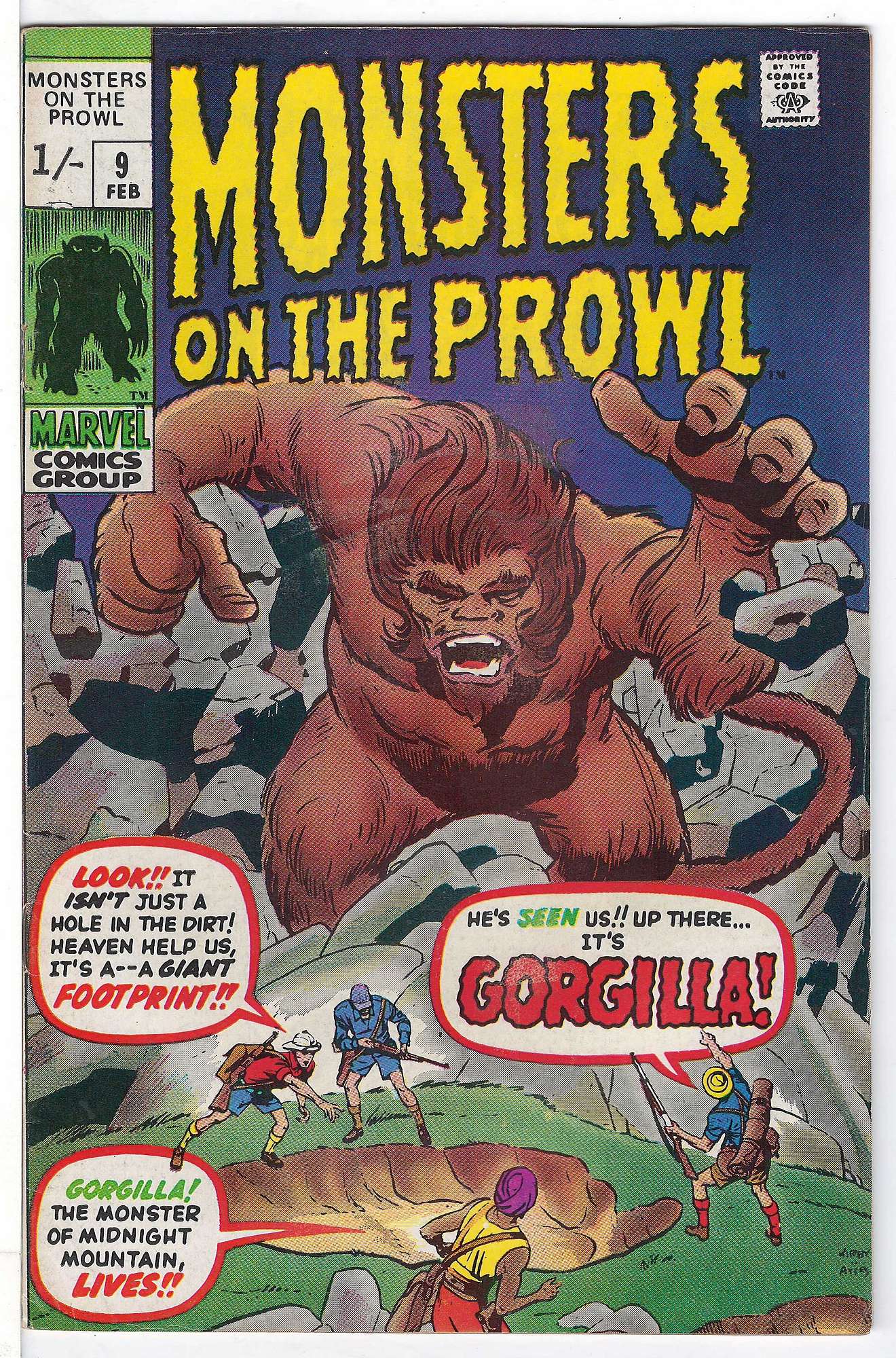 Cover of Monsters on the Prowl (Vol 1) #9. One of 250,000 Vintage American Comics on sale from Krypton!