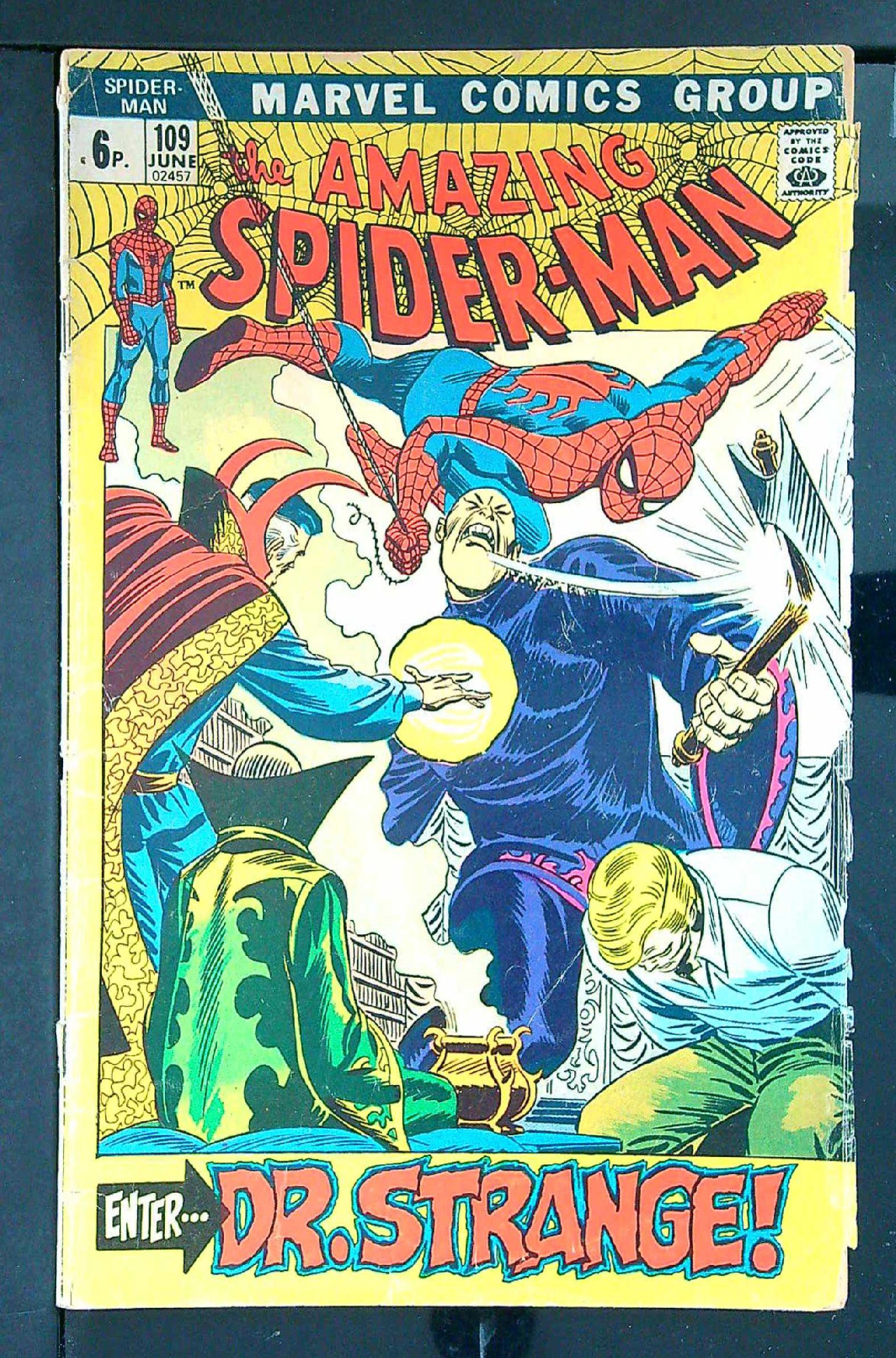 Cover of Amazing Spider-Man (Vol 1) #109. One of 250,000 Vintage American Comics on sale from Krypton!