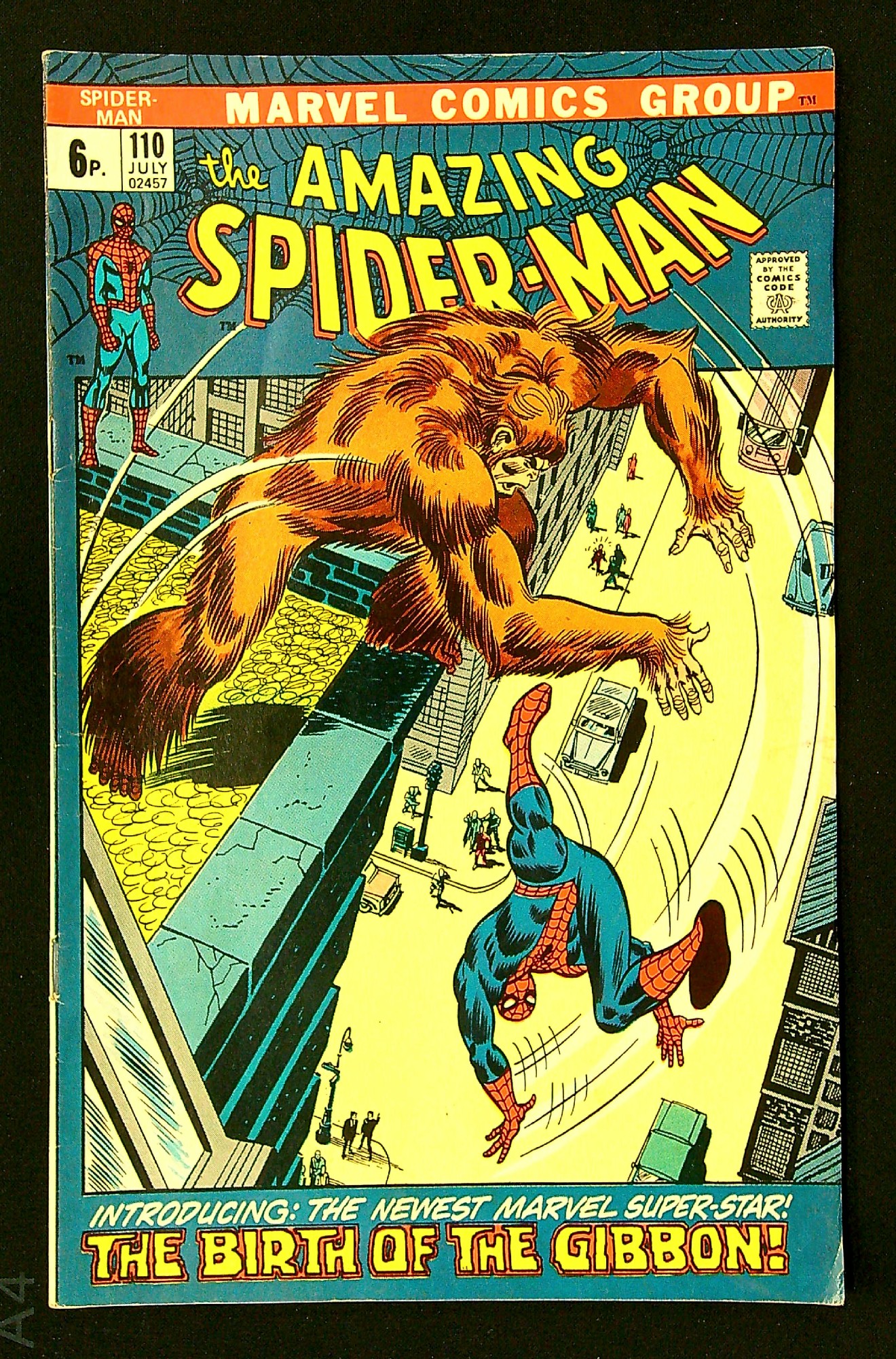 Cover of Amazing Spider-Man (Vol 1) #110. One of 250,000 Vintage American Comics on sale from Krypton!