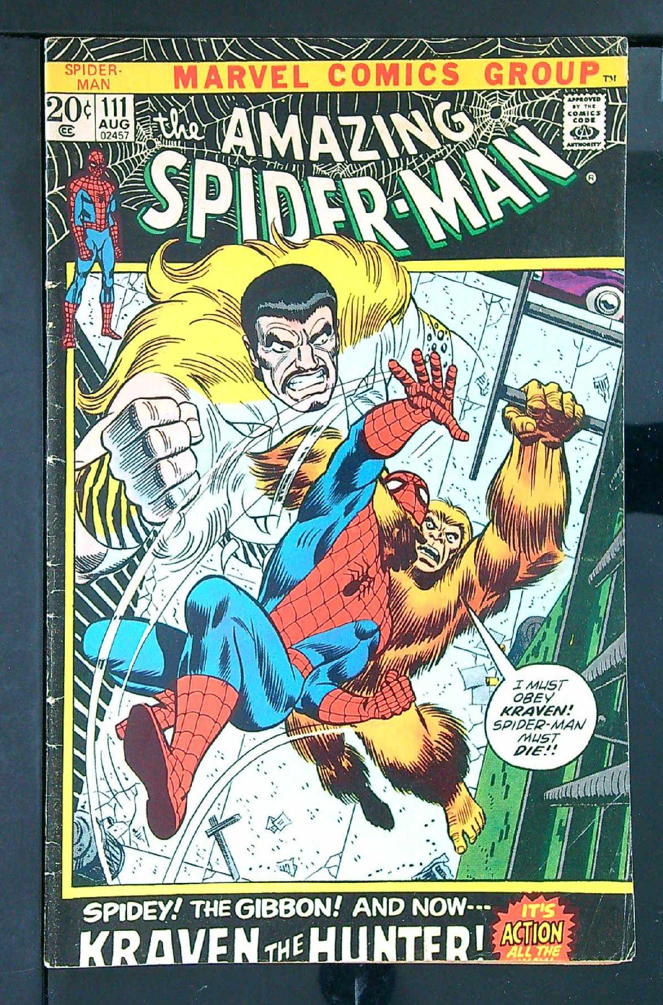 Cover of Amazing Spider-Man (Vol 1) #111. One of 250,000 Vintage American Comics on sale from Krypton!