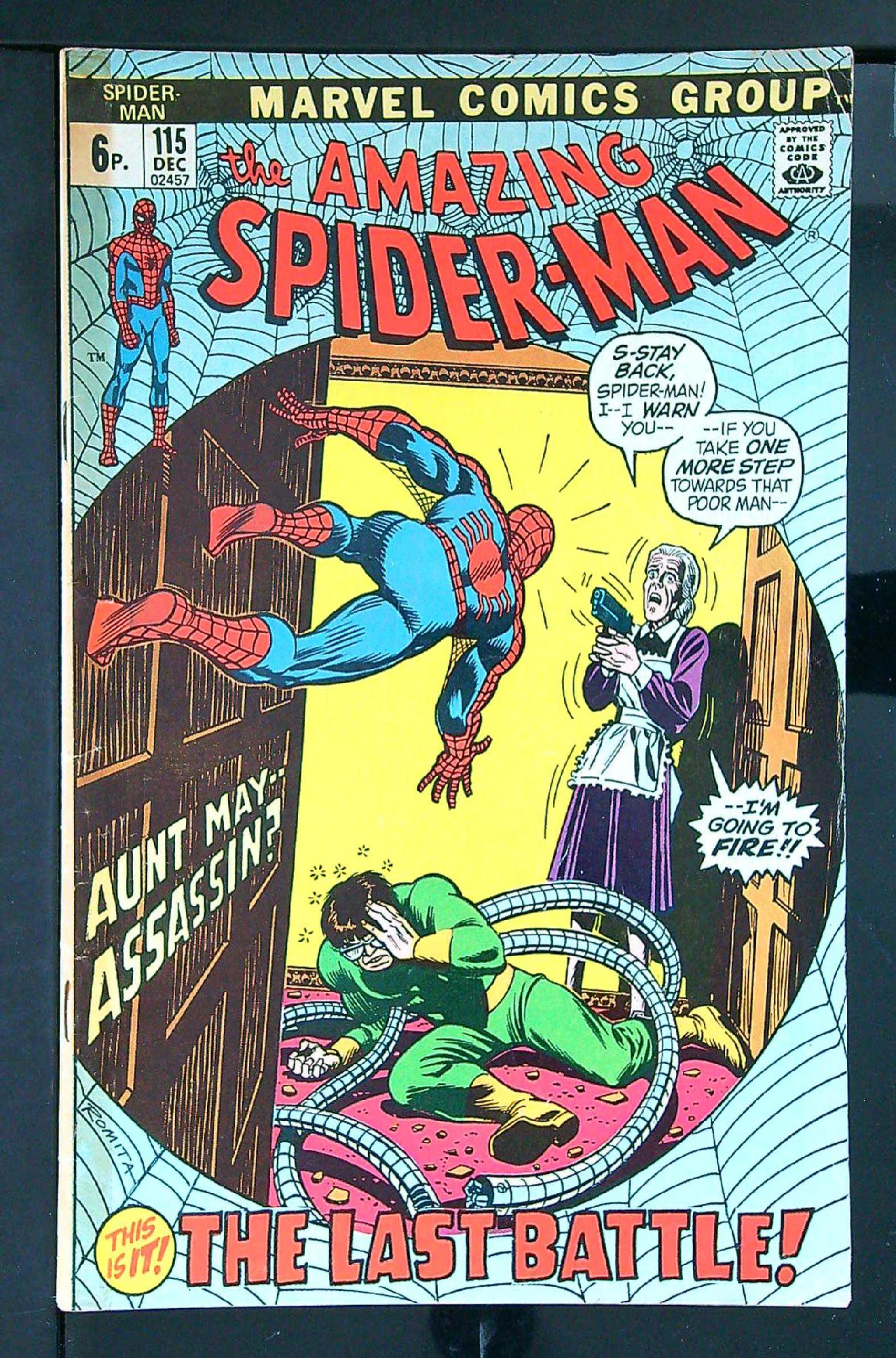 Cover of Amazing Spider-Man (Vol 1) #115. One of 250,000 Vintage American Comics on sale from Krypton!