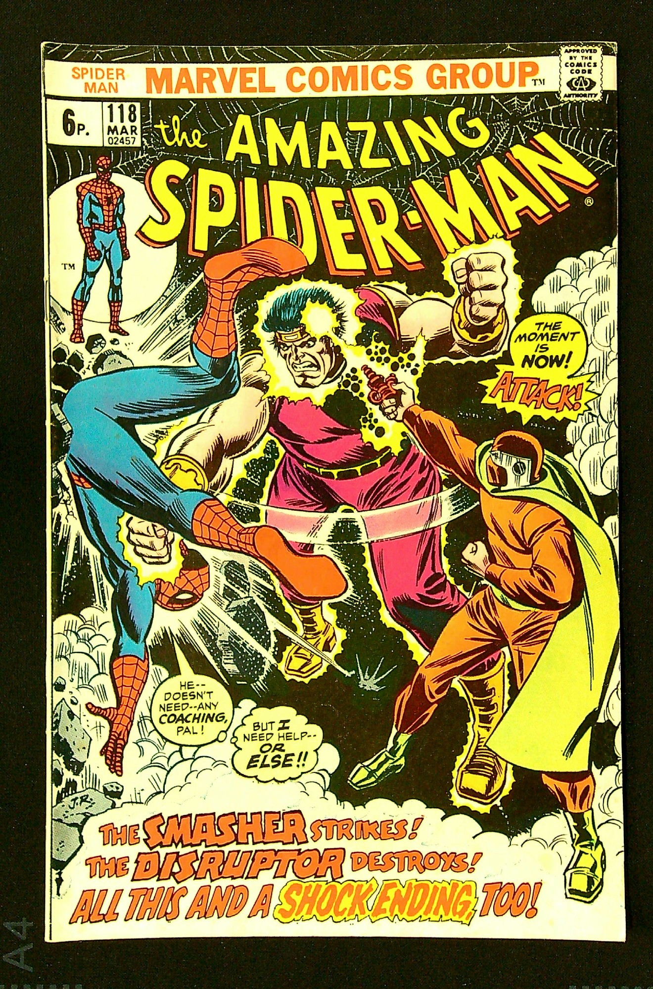 Cover of Amazing Spider-Man (Vol 1) #118. One of 250,000 Vintage American Comics on sale from Krypton!
