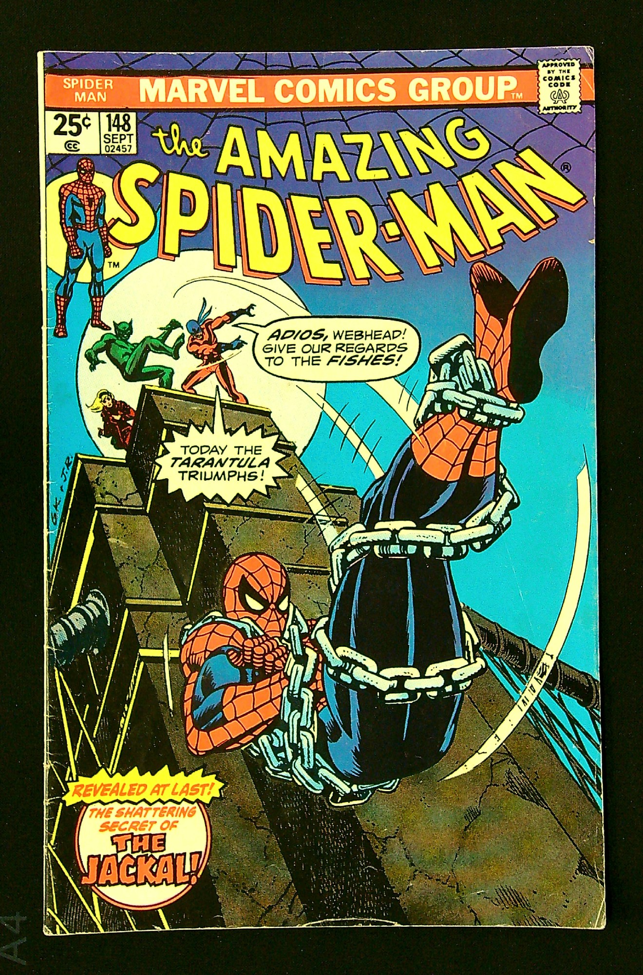 ACTUAL SCAN OF COMIC!<br> Cover of Amazing Spider-Man (Vol 1) #148. One of 250,000 Vintage American Comics on sale from Krypton!