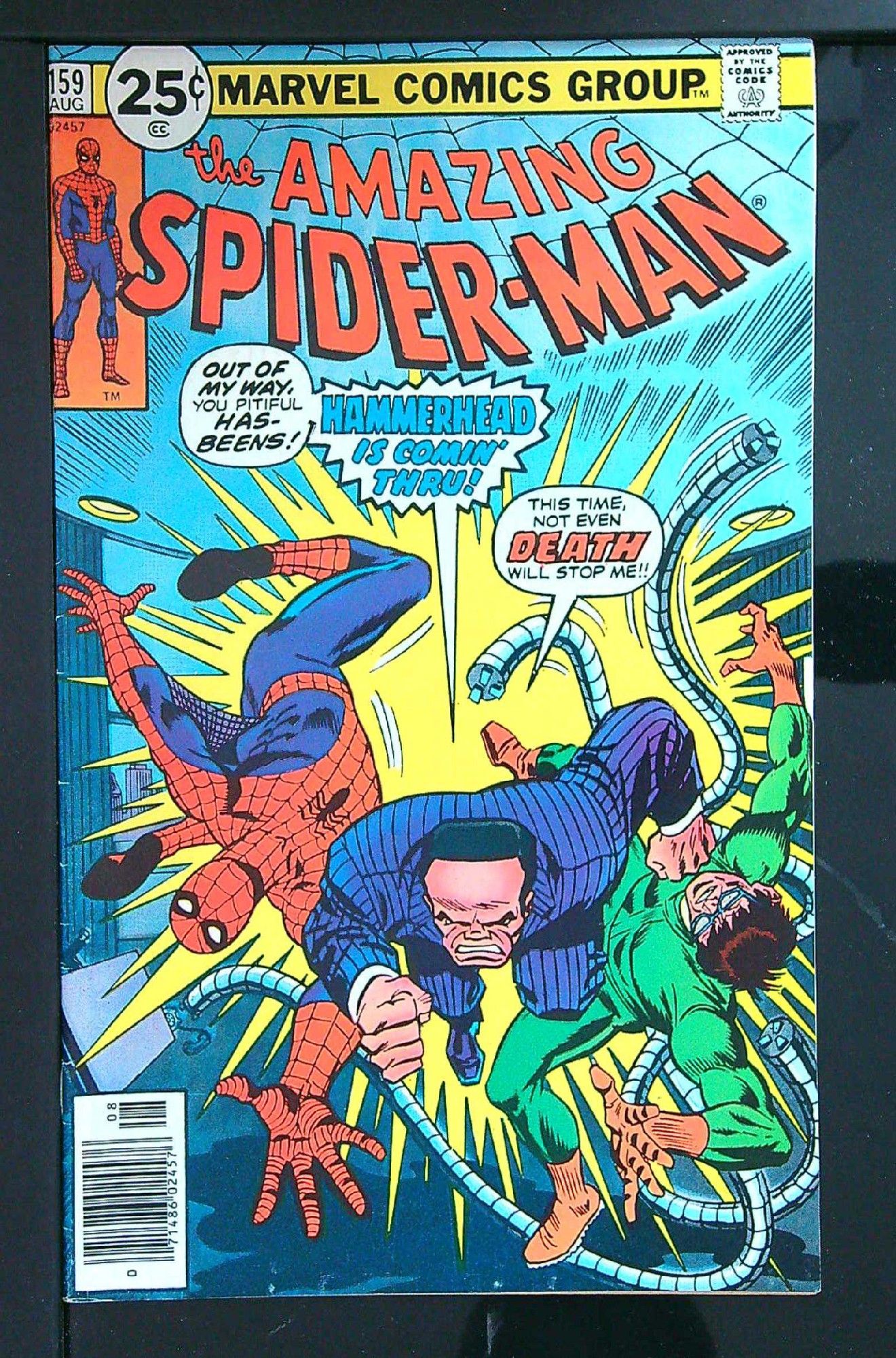 ACTUAL SCAN OF COMIC!<br> Cover of Amazing Spider-Man (Vol 1) #159. One of 250,000 Vintage American Comics on sale from Krypton!