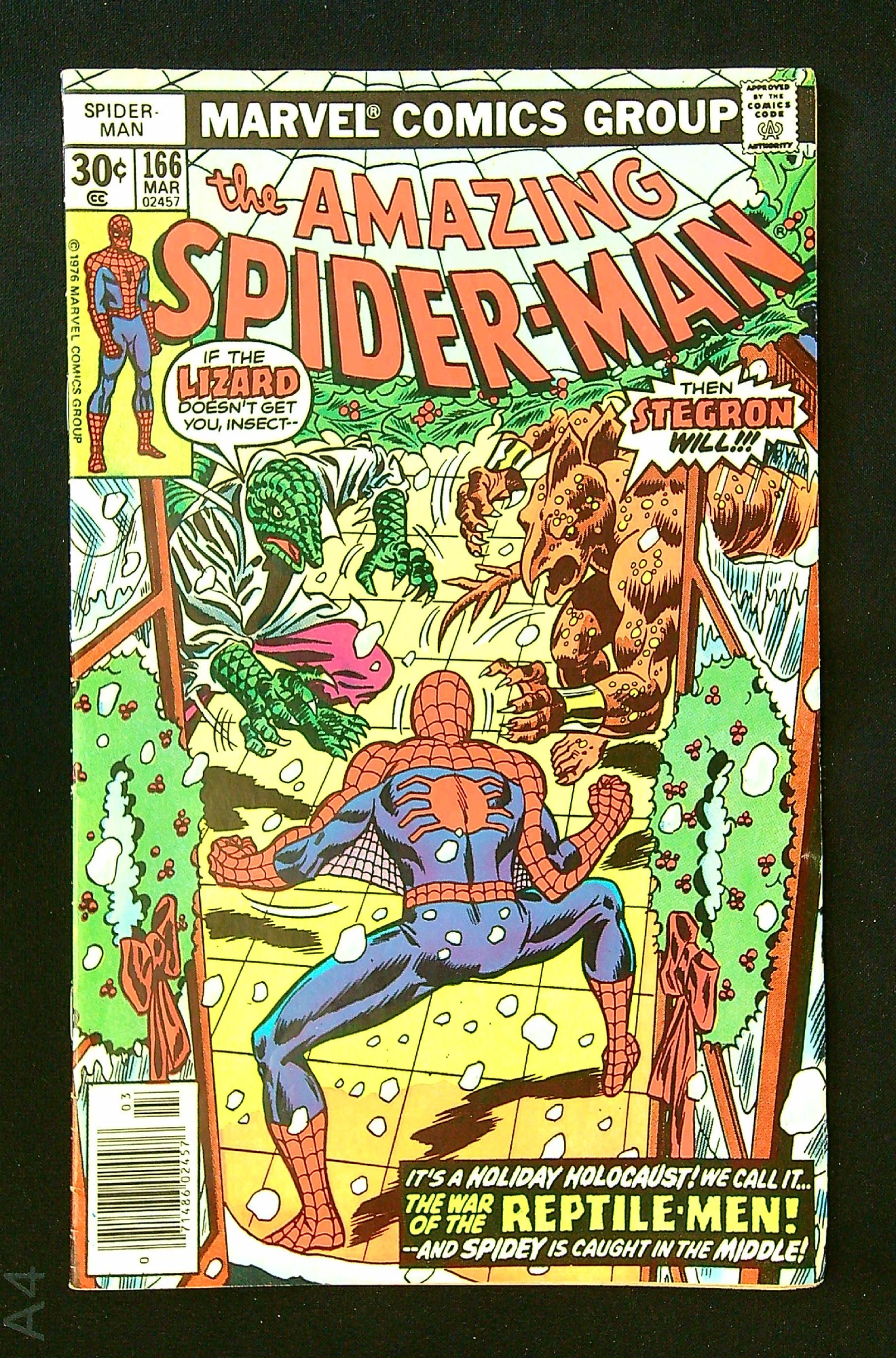 Cover of Amazing Spider-Man (Vol 1) #166. One of 250,000 Vintage American Comics on sale from Krypton!