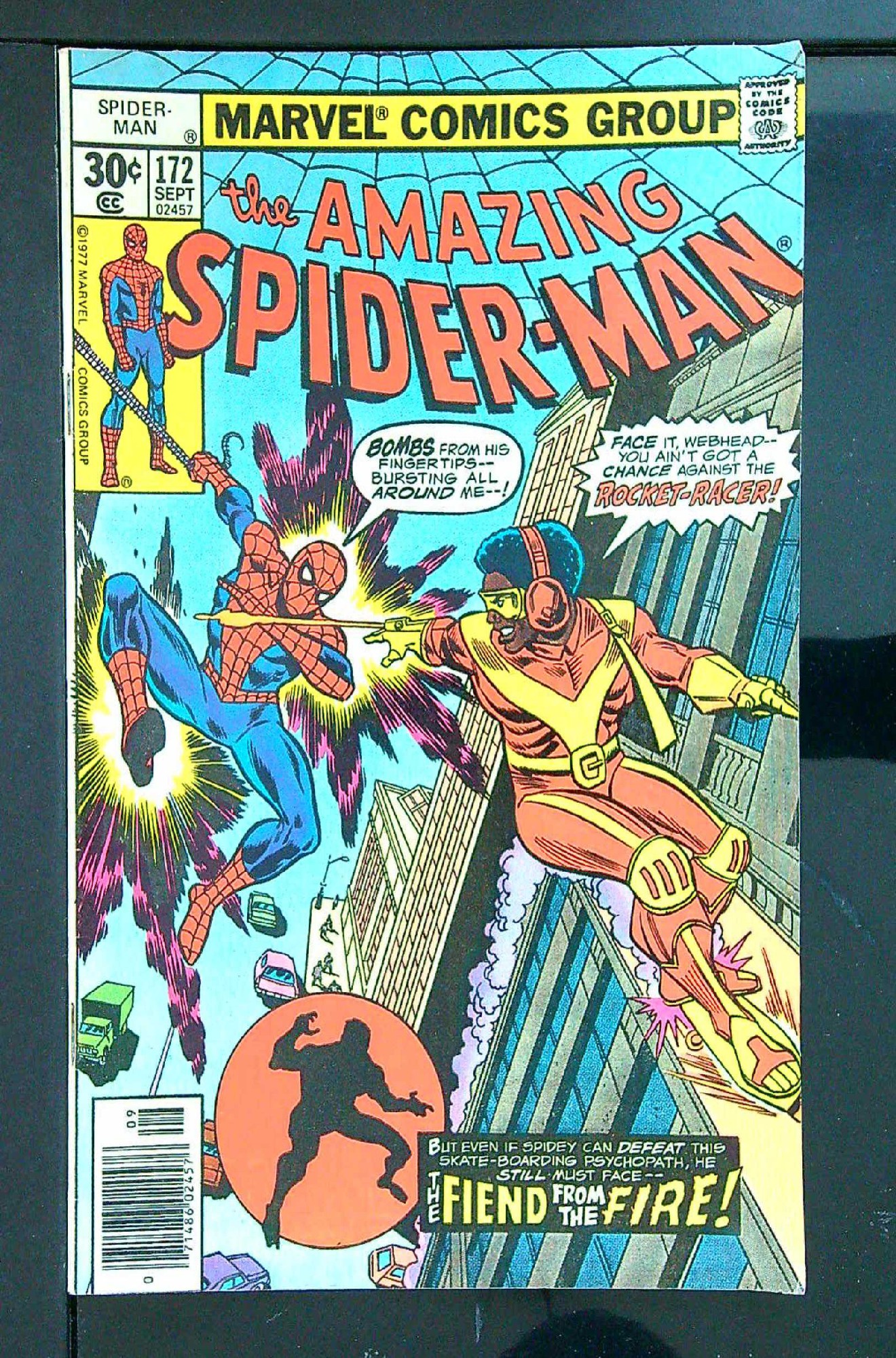 ACTUAL SCAN OF COMIC!<br> Cover of Amazing Spider-Man (Vol 1) #172. One of 250,000 Vintage American Comics on sale from Krypton!