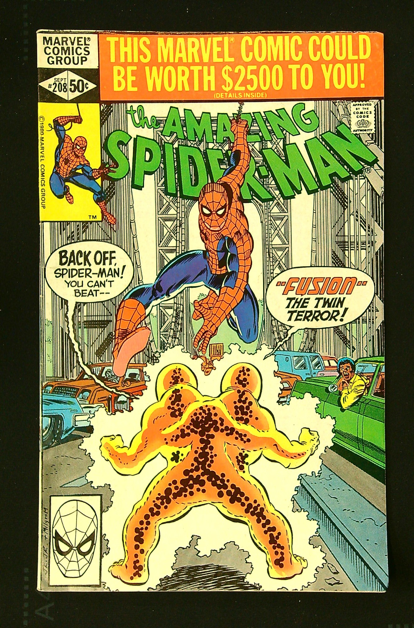 ACTUAL SCAN OF COMIC!<br> Cover of Amazing Spider-Man (Vol 1) #208. One of 250,000 Vintage American Comics on sale from Krypton!