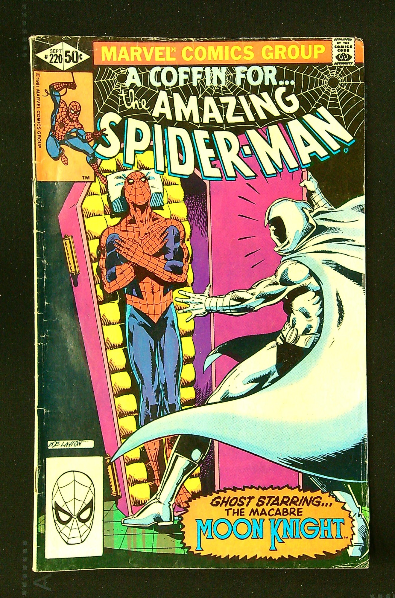 ACTUAL SCAN OF COMIC!<br> Cover of Amazing Spider-Man (Vol 1) #220. One of 250,000 Vintage American Comics on sale from Krypton!