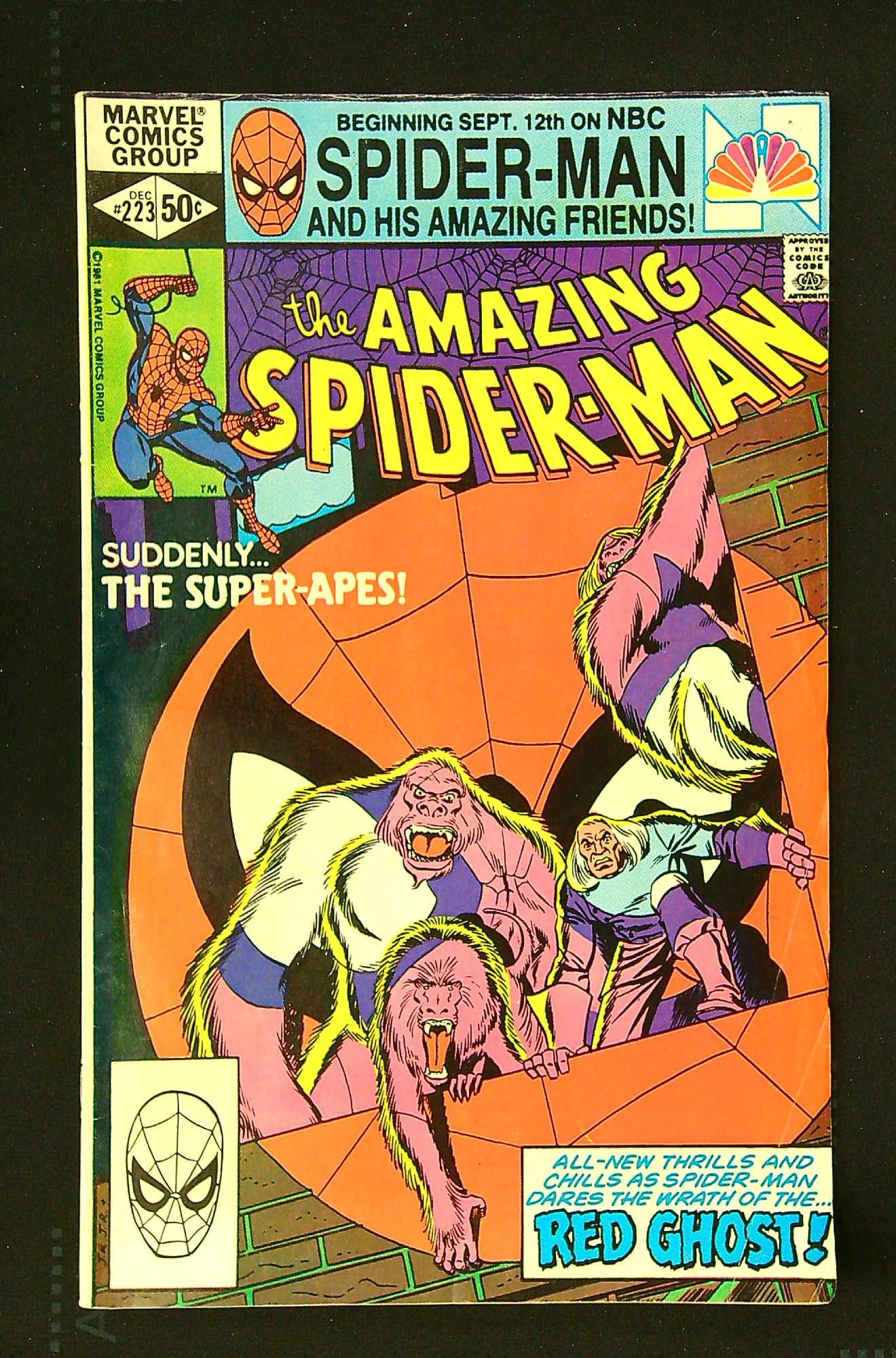 ACTUAL SCAN OF COMIC!<br> Cover of Amazing Spider-Man (Vol 1) #223. One of 250,000 Vintage American Comics on sale from Krypton!