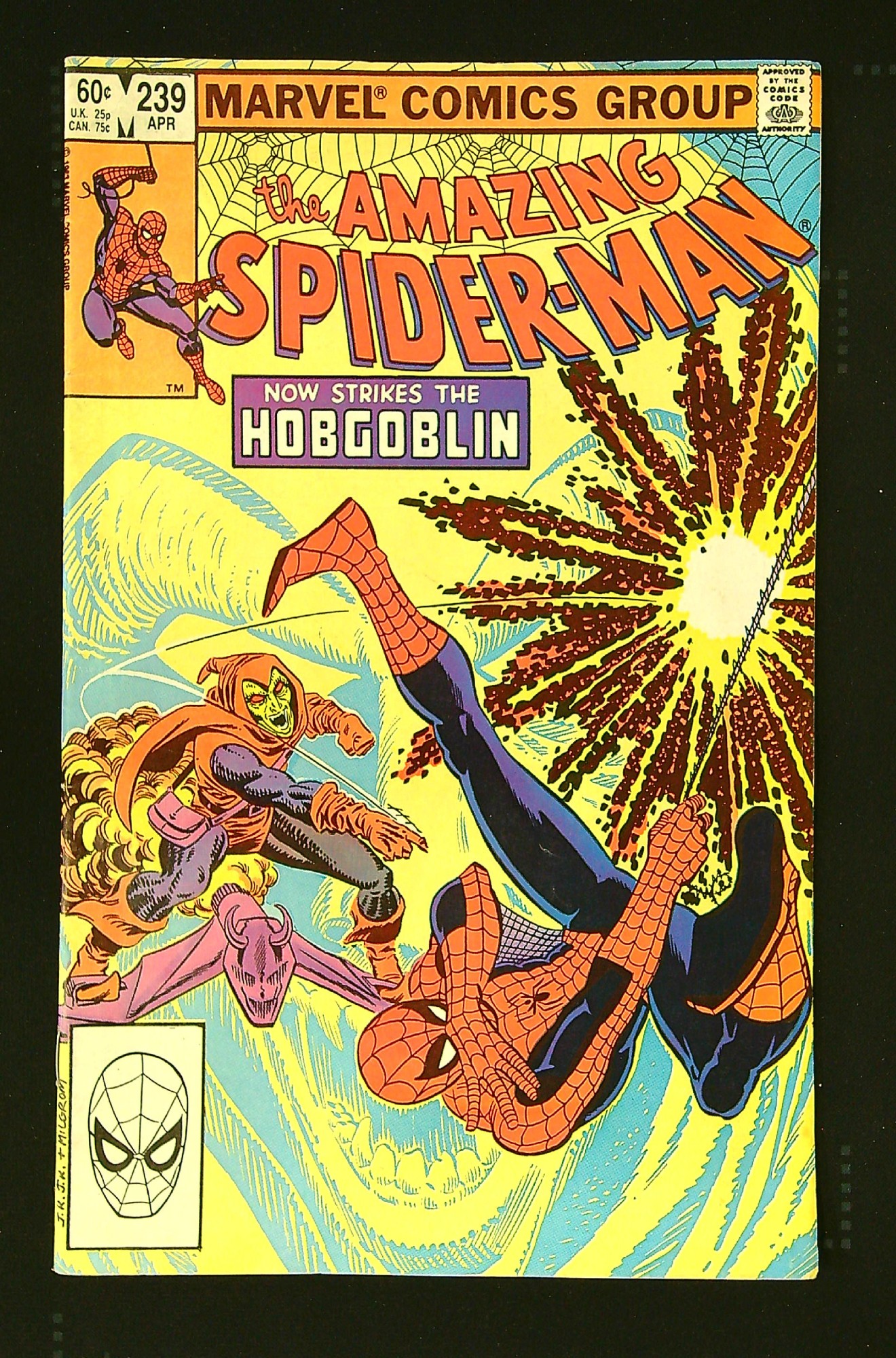 ACTUAL SCAN OF COMIC!<br> Cover of Amazing Spider-Man (Vol 1) #239. One of 250,000 Vintage American Comics on sale from Krypton!