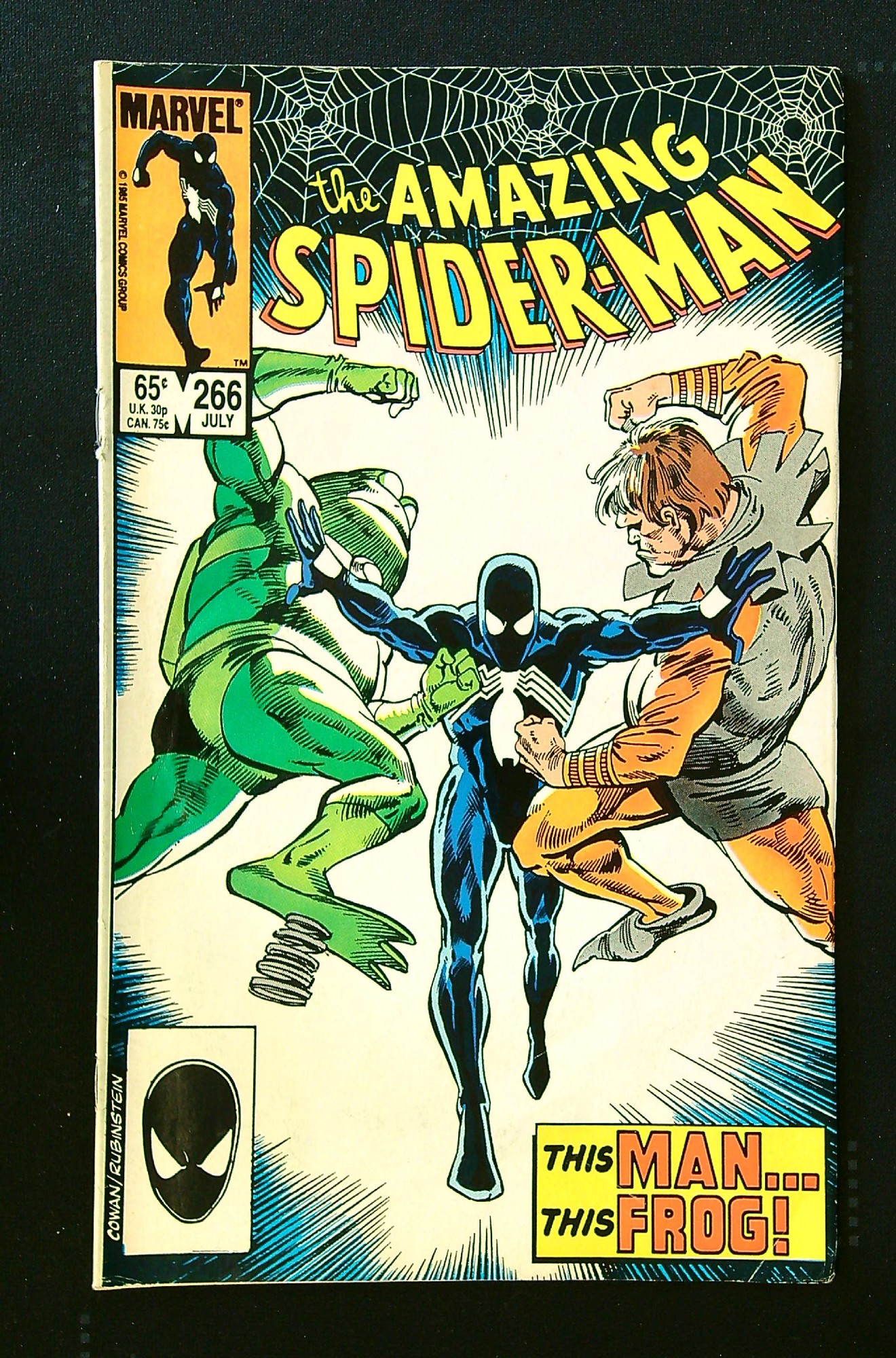 ACTUAL SCAN OF COMIC!<br> Cover of Amazing Spider-Man (Vol 1) #266. One of 250,000 Vintage American Comics on sale from Krypton!
