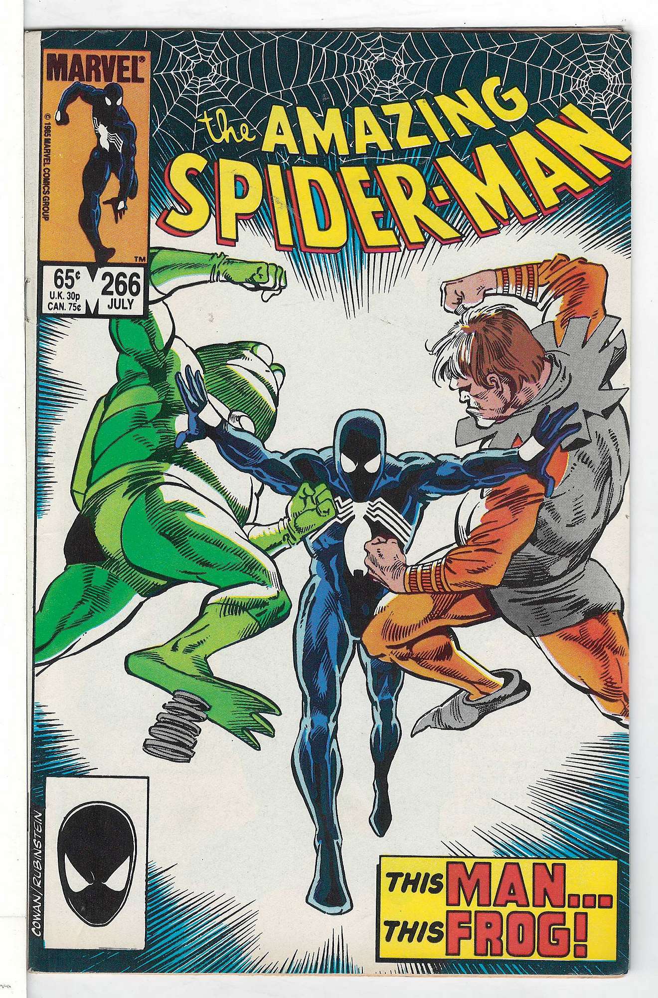 ACTUAL SCAN OF COMIC!<br> Cover of Amazing Spider-Man (Vol 1) #266. One of 250,000 Vintage American Comics on sale from Krypton!