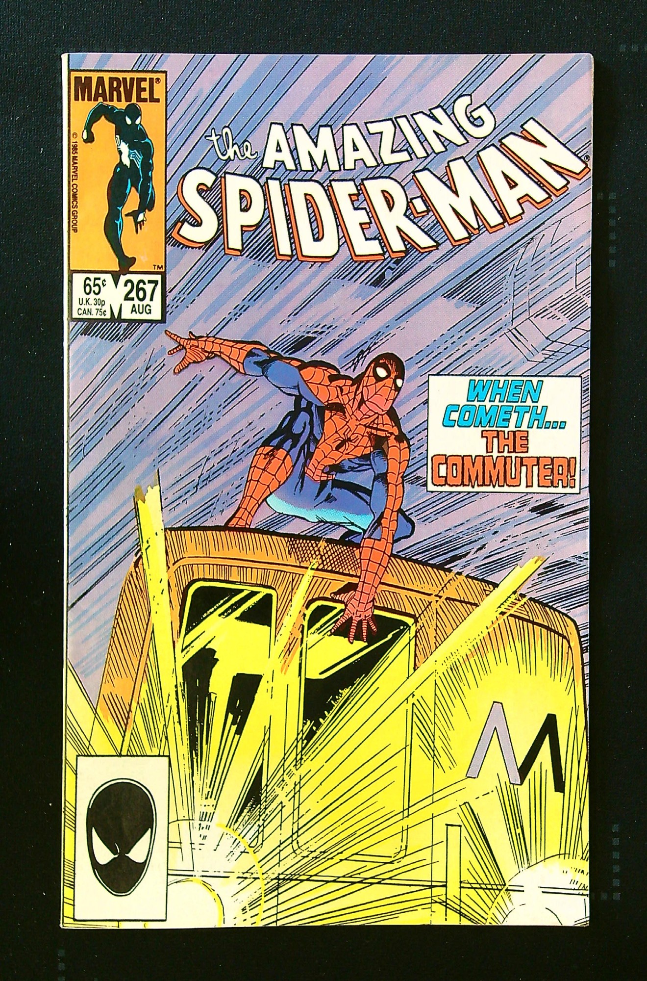ACTUAL SCAN OF COMIC!<br> Cover of Amazing Spider-Man (Vol 1) #267. One of 250,000 Vintage American Comics on sale from Krypton!