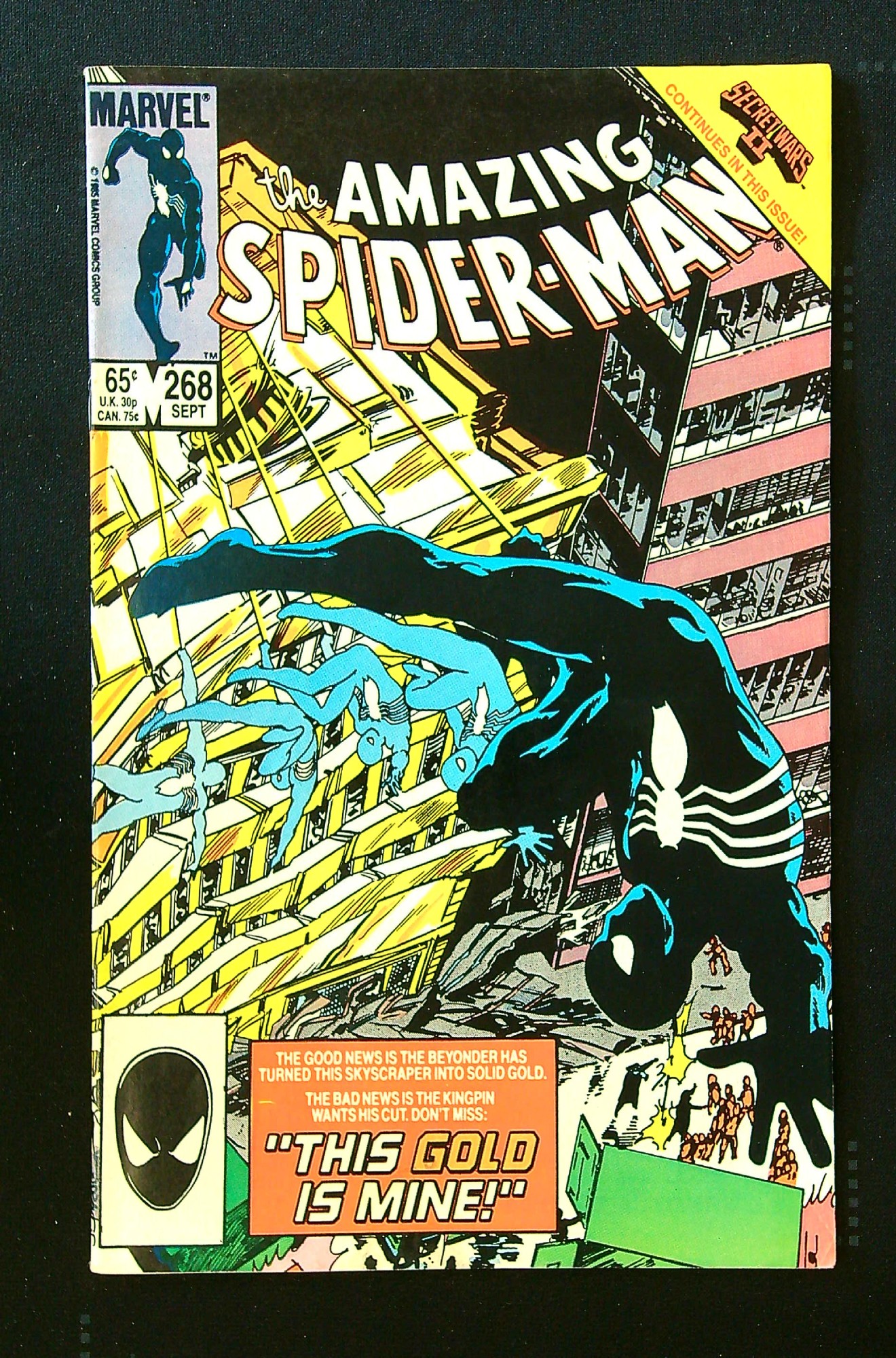 ACTUAL SCAN OF COMIC!<br> Cover of Amazing Spider-Man (Vol 1) #268. One of 250,000 Vintage American Comics on sale from Krypton!