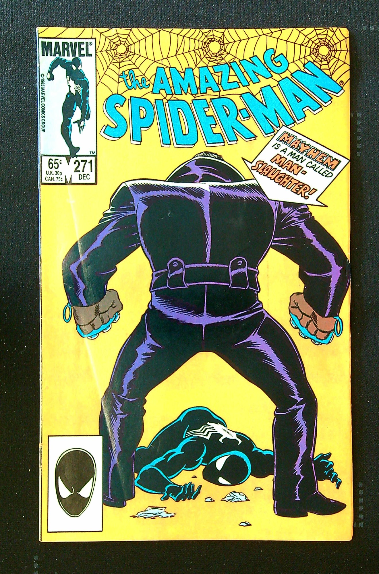ACTUAL SCAN OF COMIC!<br> Cover of Amazing Spider-Man (Vol 1) #271. One of 250,000 Vintage American Comics on sale from Krypton!