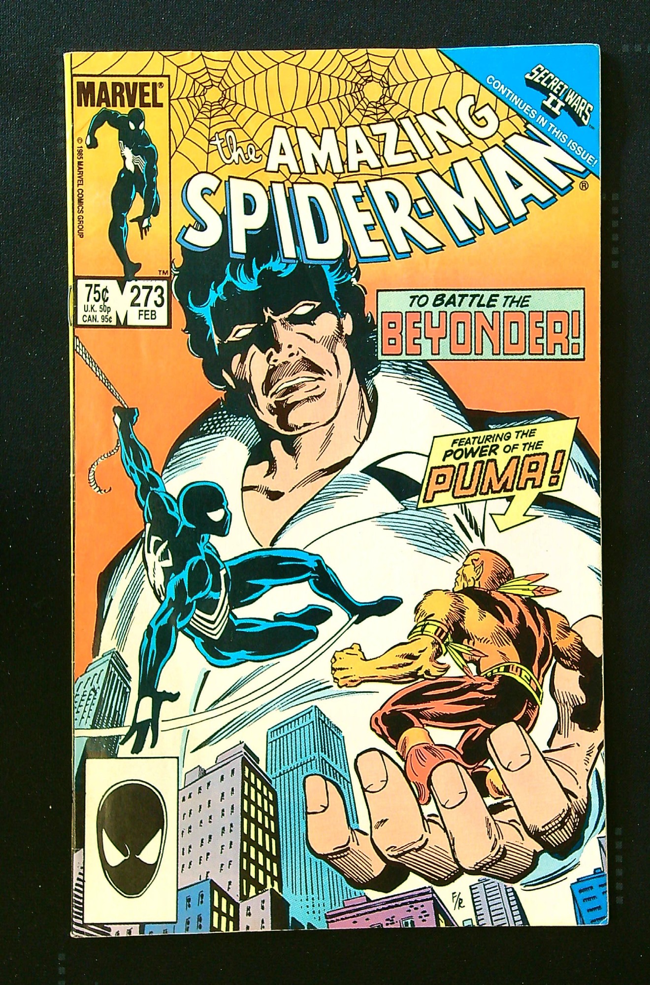 ACTUAL SCAN OF COMIC!<br> Cover of Amazing Spider-Man (Vol 1) #273. One of 250,000 Vintage American Comics on sale from Krypton!