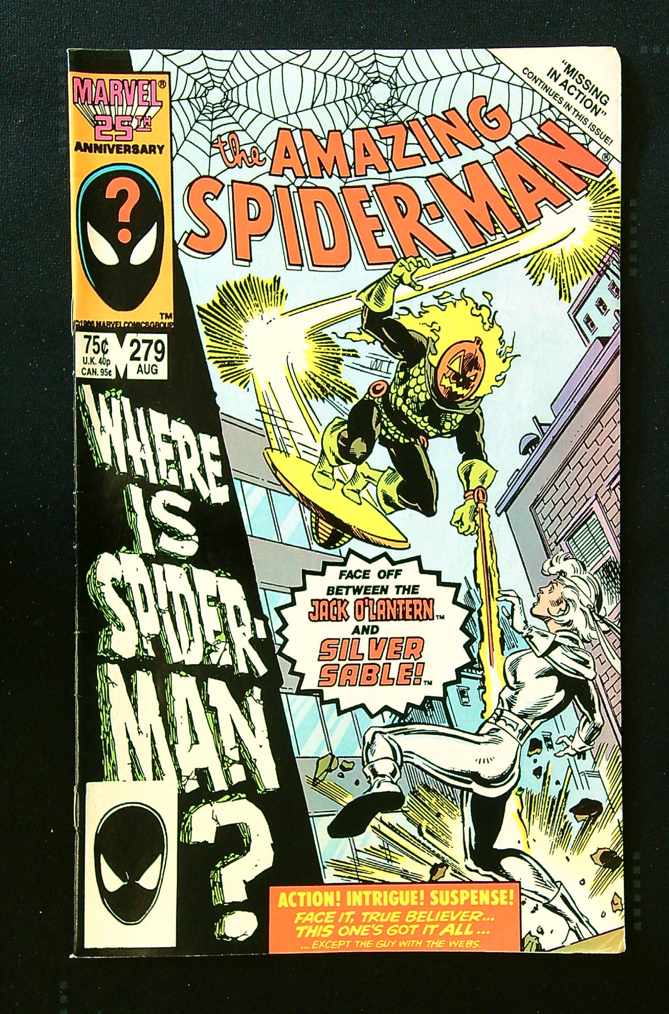 ACTUAL SCAN OF COMIC!<br> Cover of Amazing Spider-Man (Vol 1) #279. One of 250,000 Vintage American Comics on sale from Krypton!