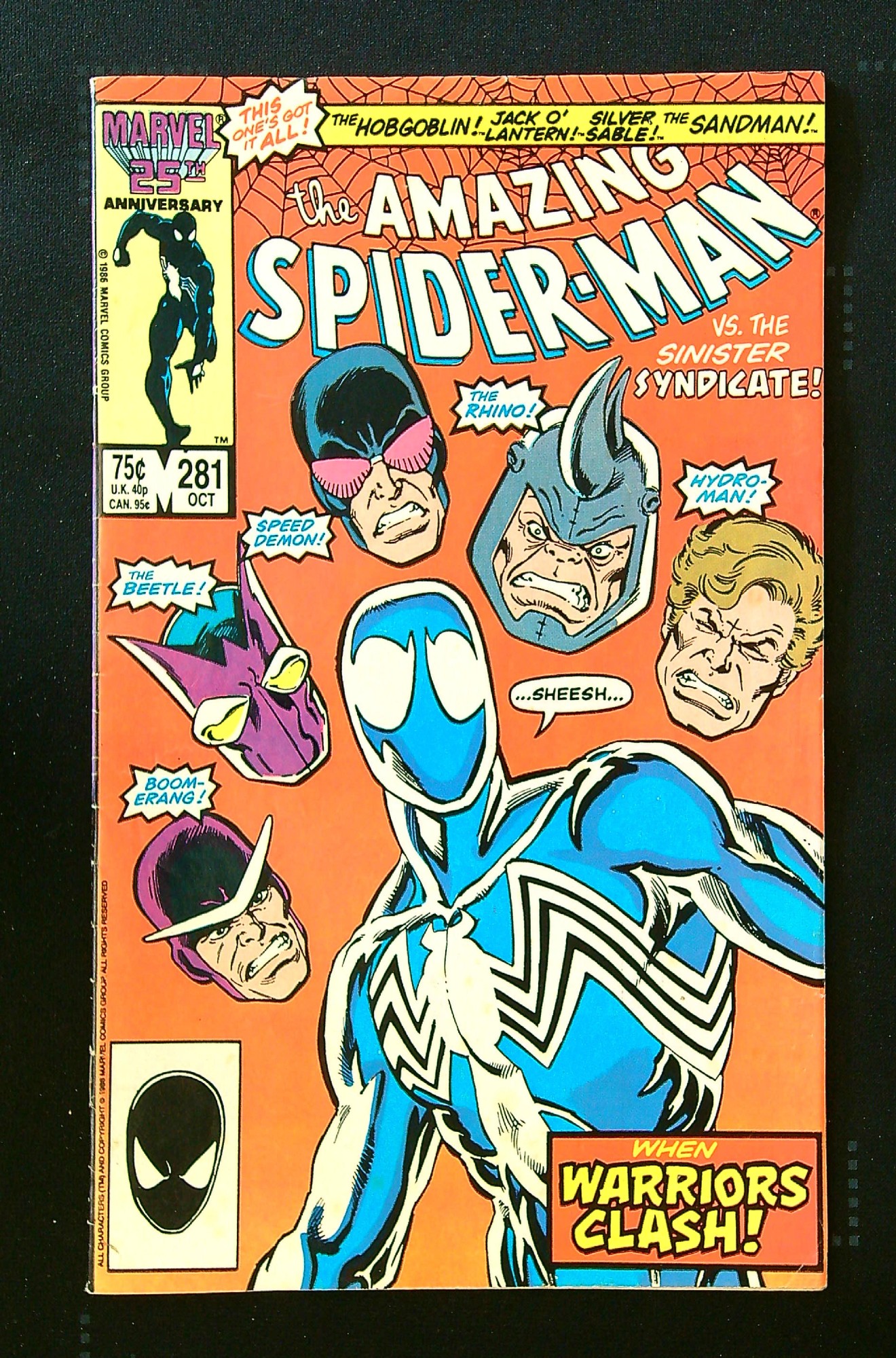 Cover of Amazing Spider-Man (Vol 1) #281. One of 250,000 Vintage American Comics on sale from Krypton!