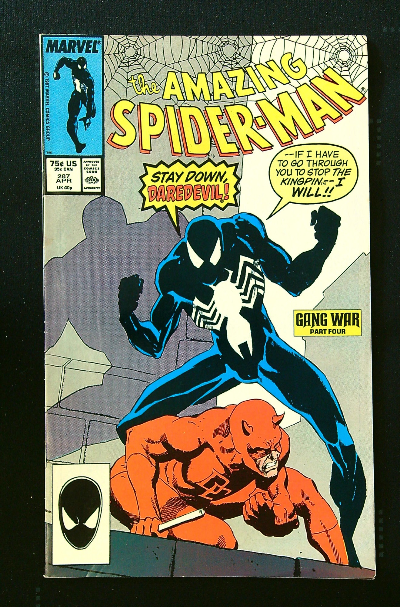 Cover of Amazing Spider-Man (Vol 1) #287. One of 250,000 Vintage American Comics on sale from Krypton!