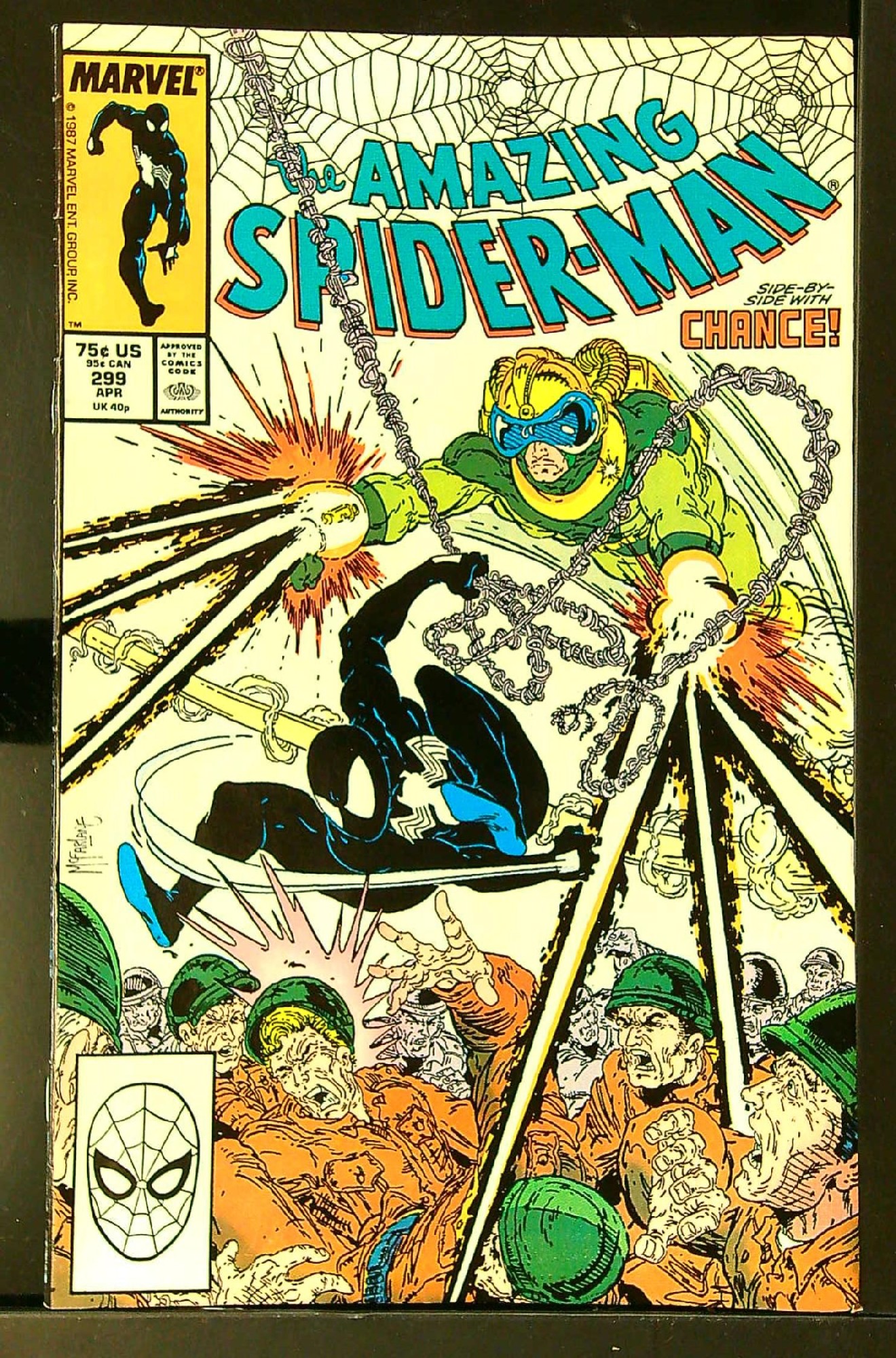 2nd Venom - 1 Page<br>ACTUAL SCAN OF COMIC!<br> Cover of Amazing Spider-Man (Vol 1) #299. One of 250,000 Vintage American Comics on sale from Krypton!