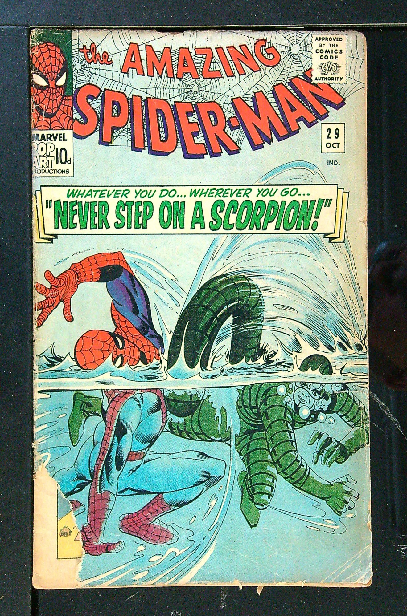 Cover of Amazing Spider-Man (Vol 1) #29. One of 250,000 Vintage American Comics on sale from Krypton!