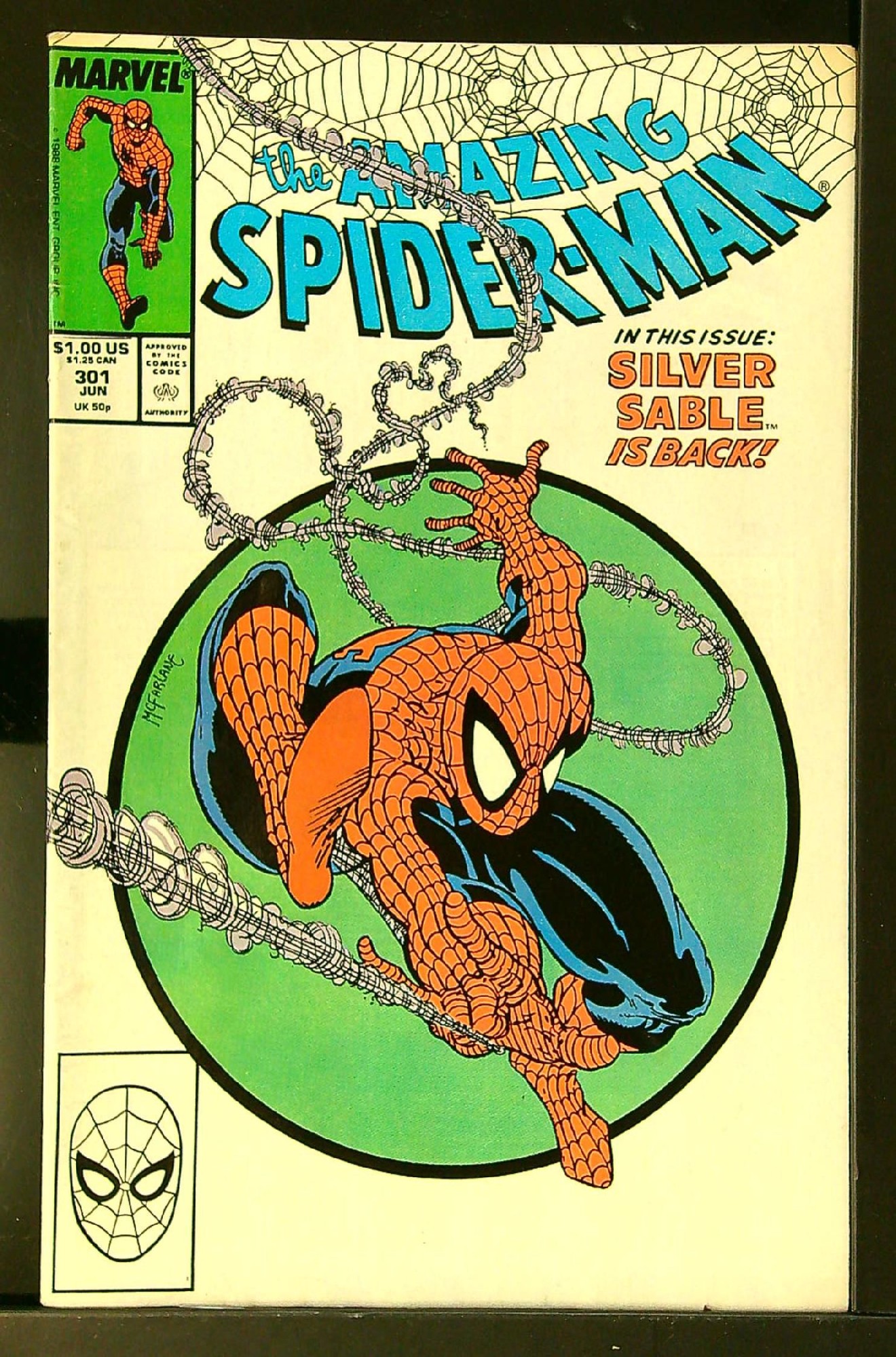 ACTUAL SCAN OF COMIC!<br> Cover of Amazing Spider-Man (Vol 1) #301. One of 250,000 Vintage American Comics on sale from Krypton!
