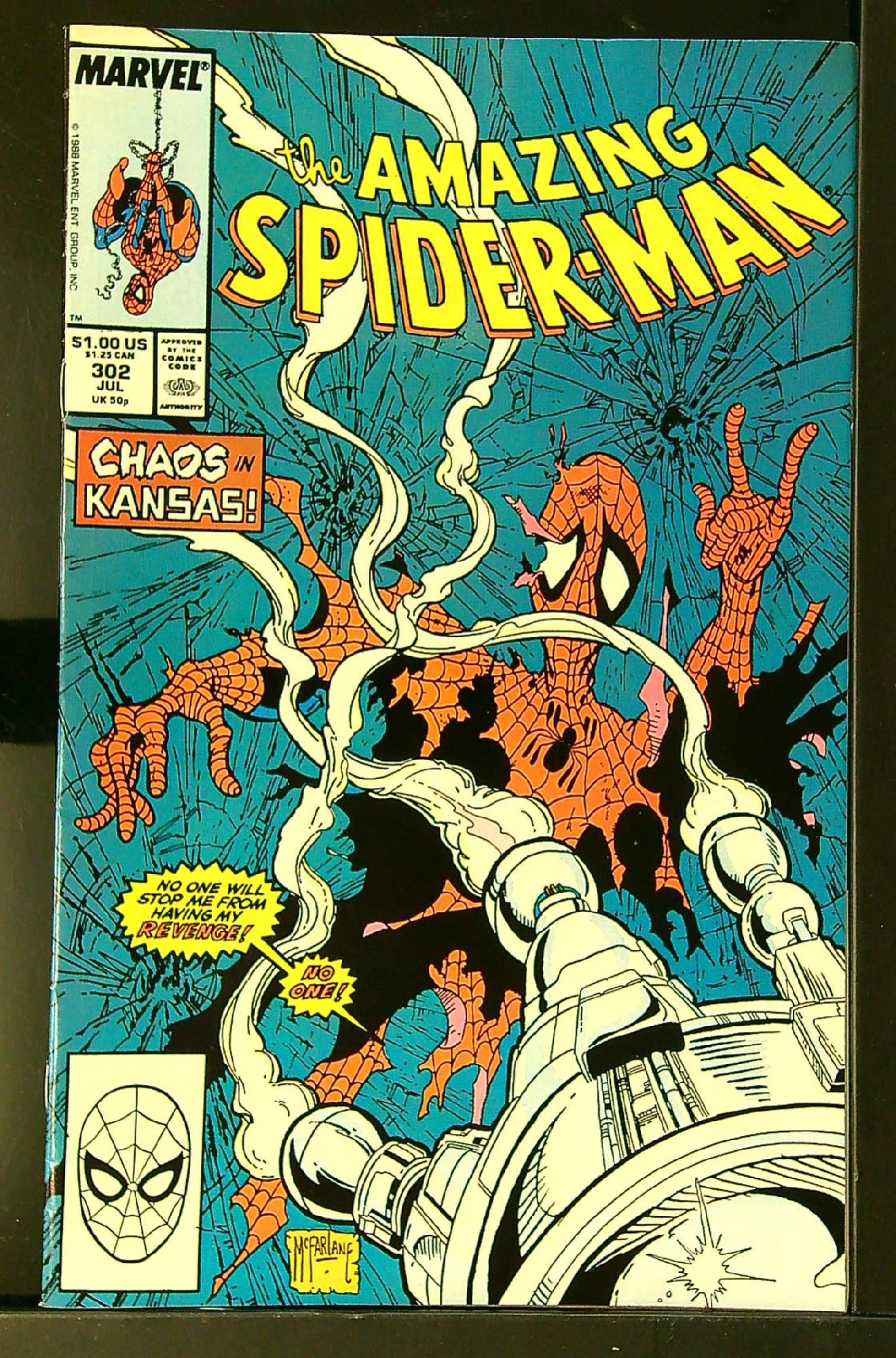 ACTUAL SCAN OF COMIC!<br> Cover of Amazing Spider-Man (Vol 1) #302. One of 250,000 Vintage American Comics on sale from Krypton!