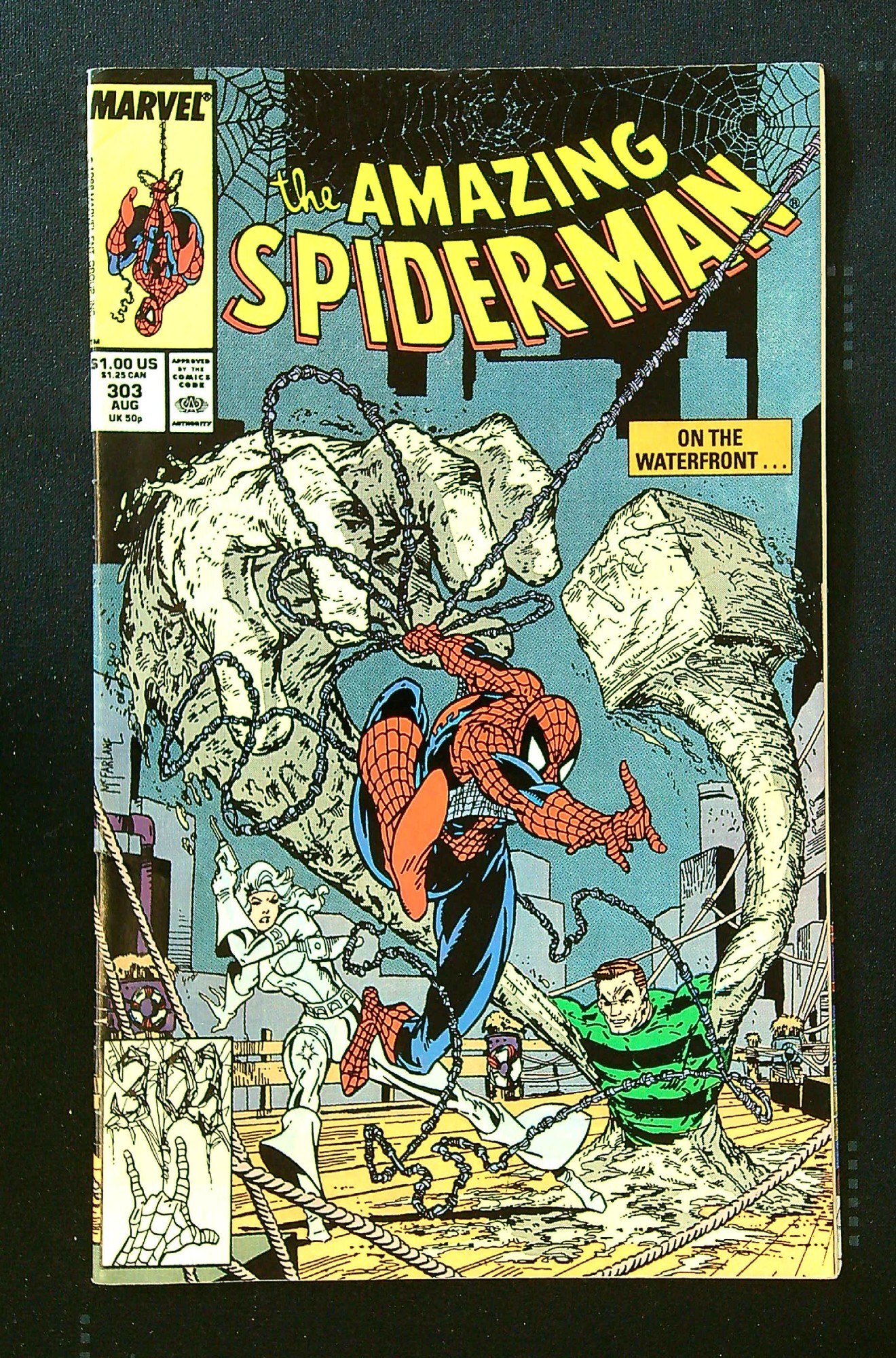 ACTUAL SCAN OF COMIC!<br> Cover of Amazing Spider-Man (Vol 1) #303. One of 250,000 Vintage American Comics on sale from Krypton!