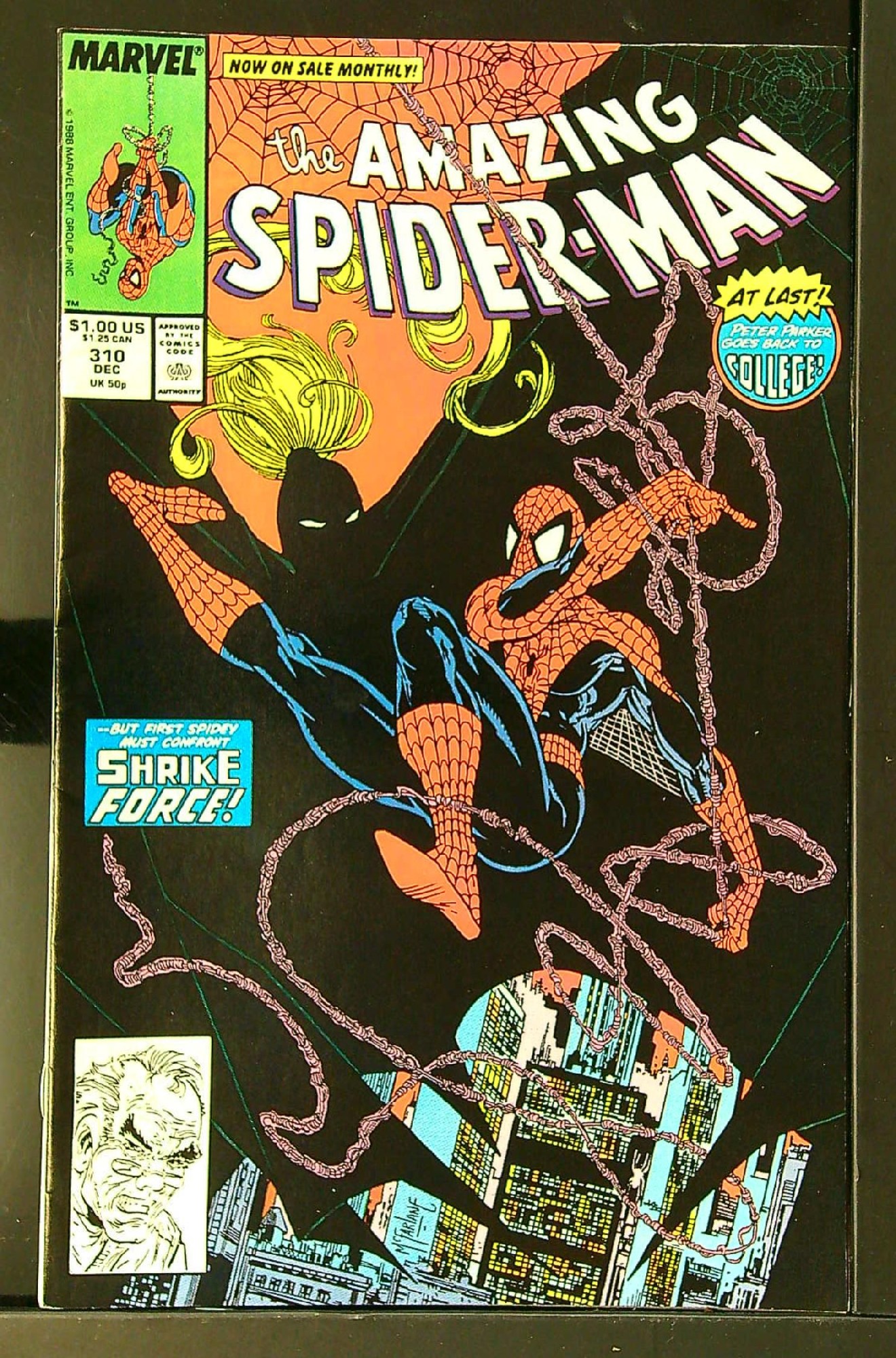 ACTUAL SCAN OF COMIC!<br> Cover of Amazing Spider-Man (Vol 1) #310. One of 250,000 Vintage American Comics on sale from Krypton!