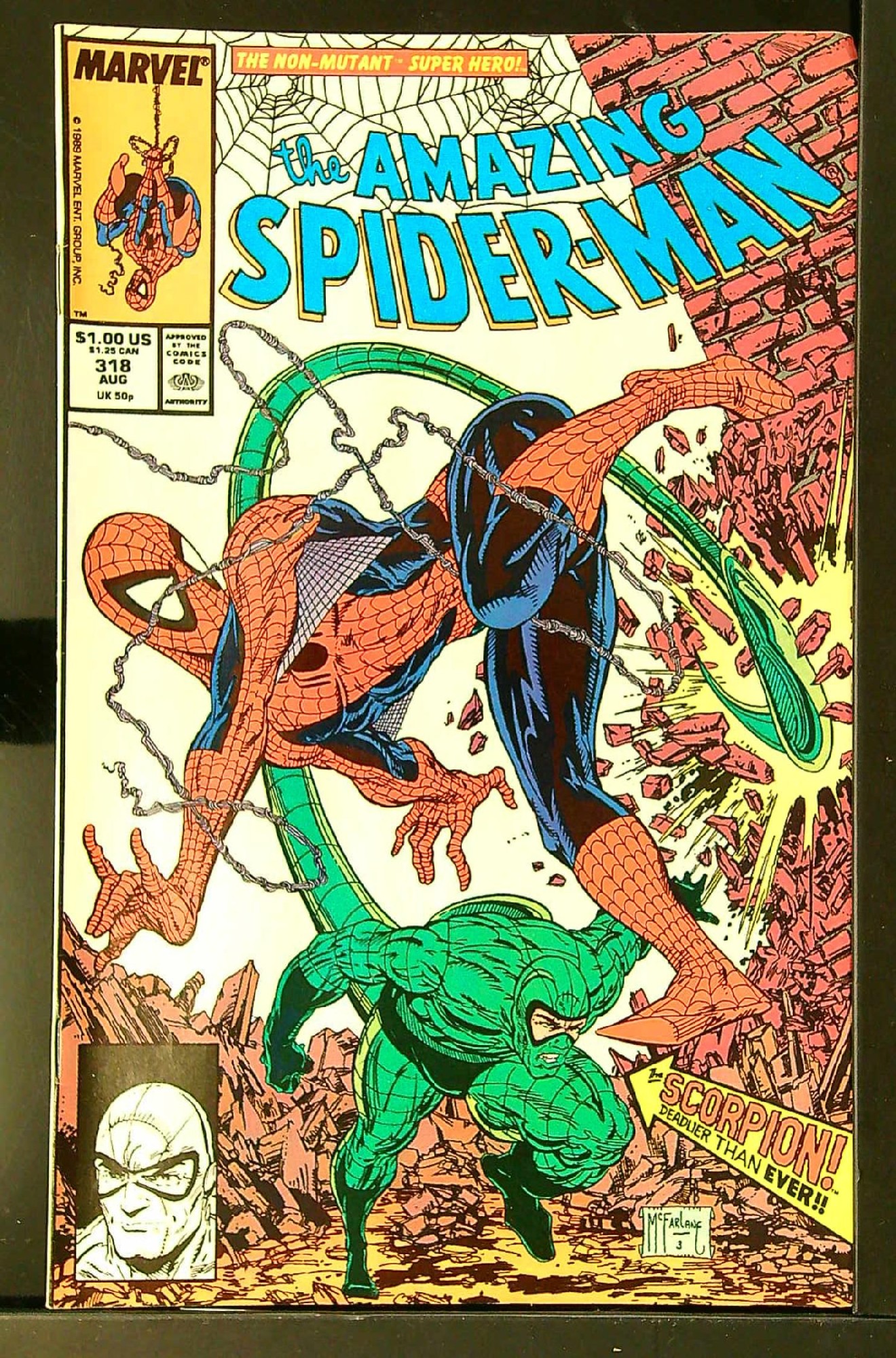 Cover of Amazing Spider-Man (Vol 1) #318. One of 250,000 Vintage American Comics on sale from Krypton!