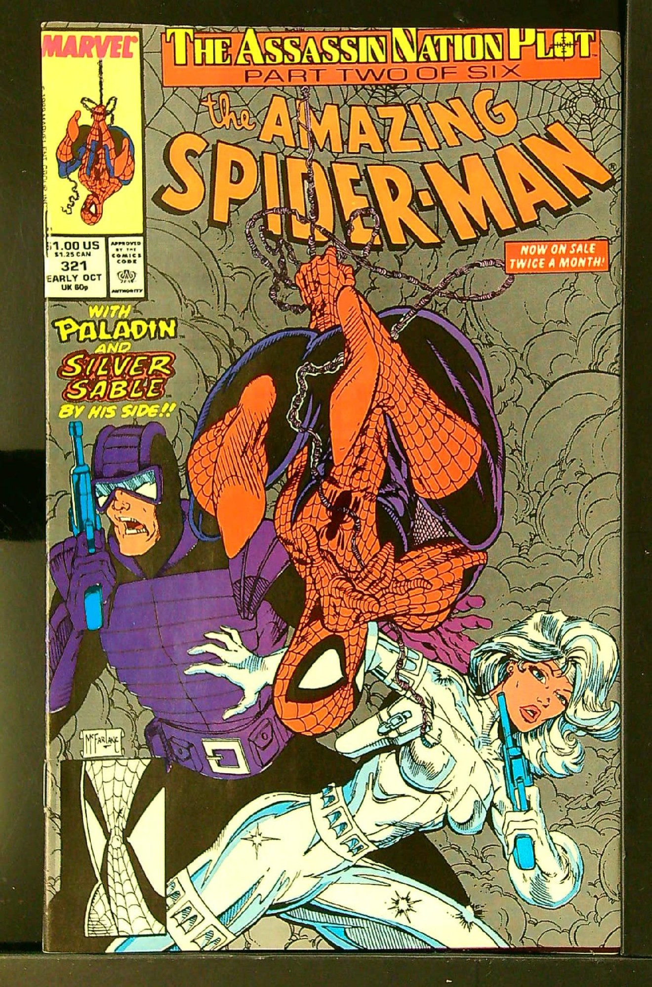 ACTUAL SCAN OF COMIC!<br> Cover of Amazing Spider-Man (Vol 1) #321. One of 250,000 Vintage American Comics on sale from Krypton!