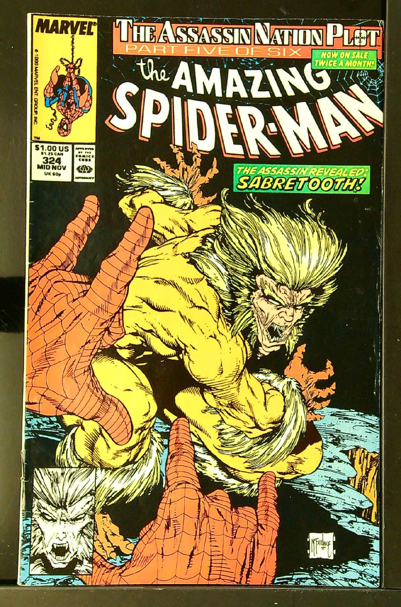 Cover of Amazing Spider-Man (Vol 1) #324. One of 250,000 Vintage American Comics on sale from Krypton!