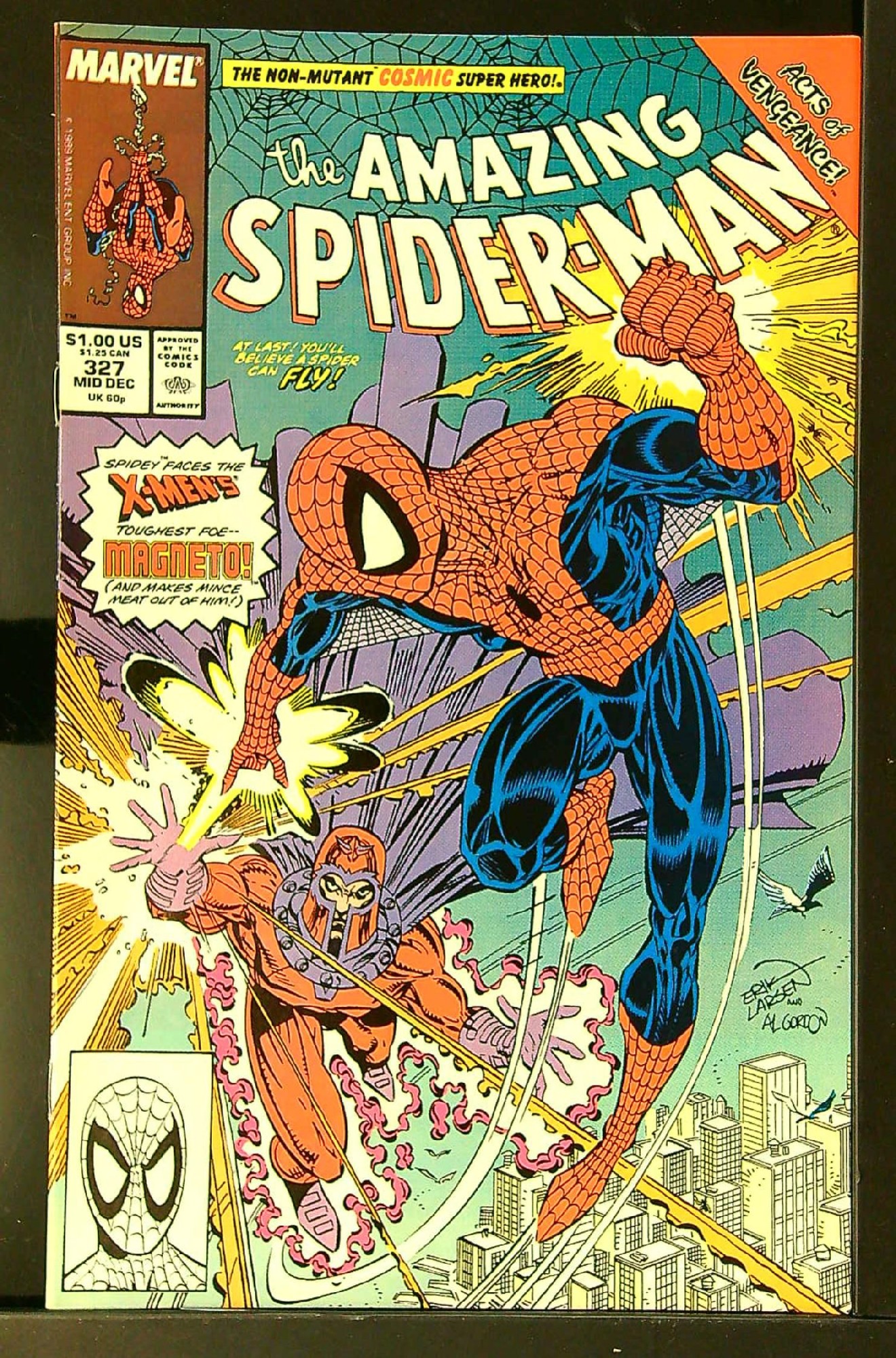 ACTUAL SCAN OF COMIC!<br> Cover of Amazing Spider-Man (Vol 1) #327. One of 250,000 Vintage American Comics on sale from Krypton!