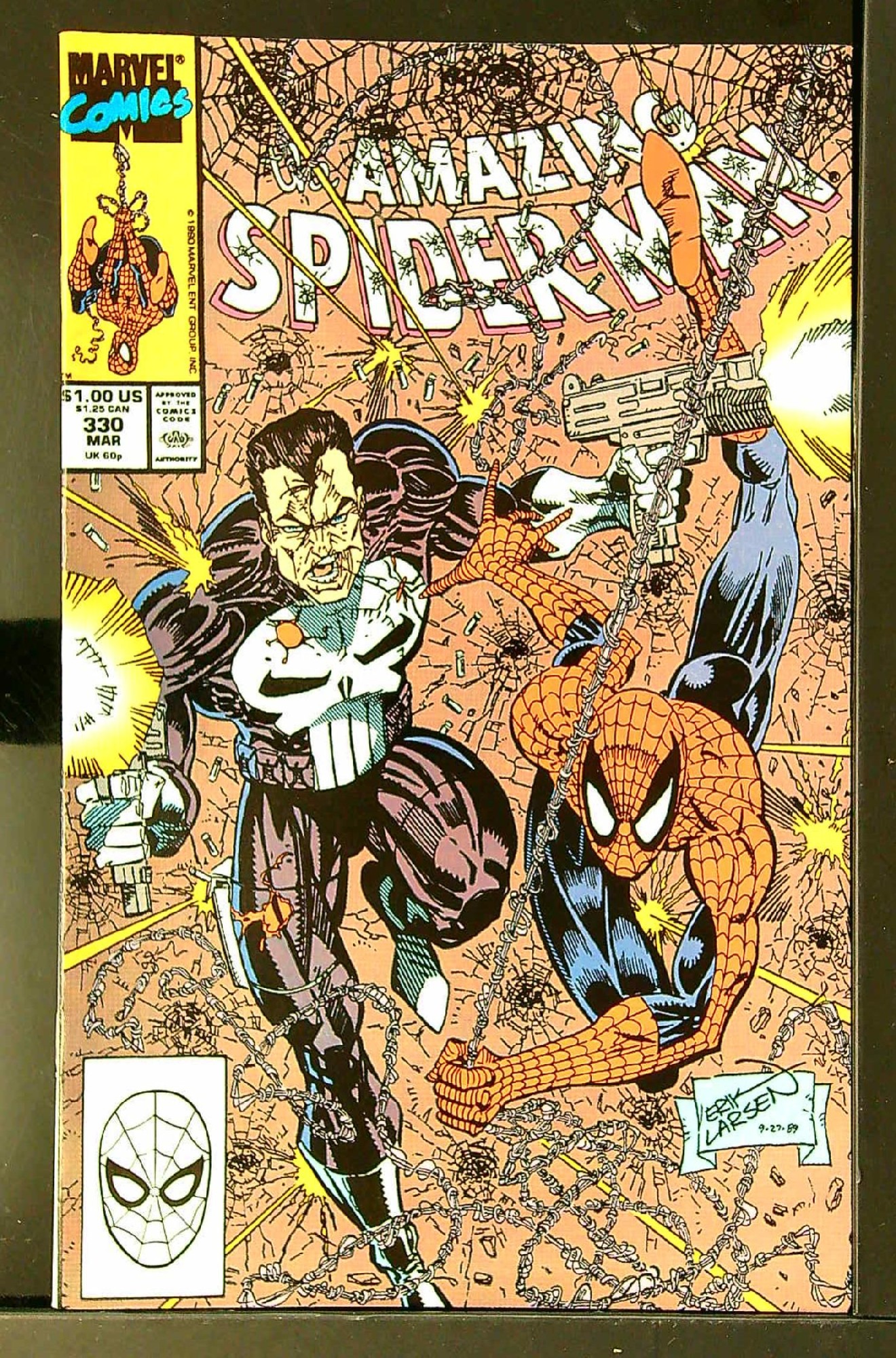 ACTUAL SCAN OF COMIC!<br> Cover of Amazing Spider-Man (Vol 1) #330. One of 250,000 Vintage American Comics on sale from Krypton!