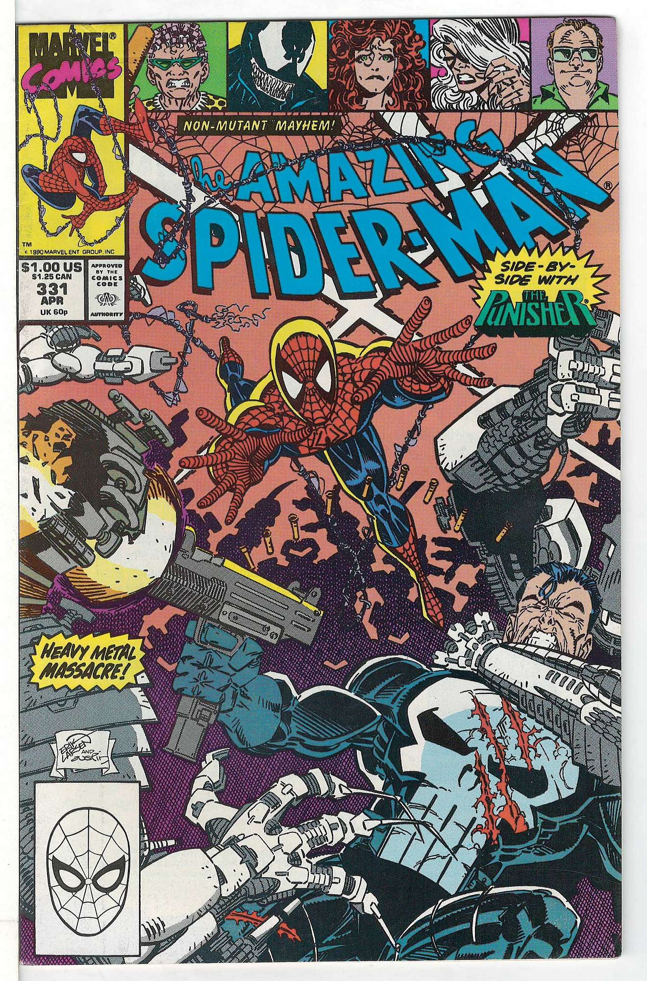 Cover of Amazing Spider-Man (Vol 1) #331. One of 250,000 Vintage American Comics on sale from Krypton!