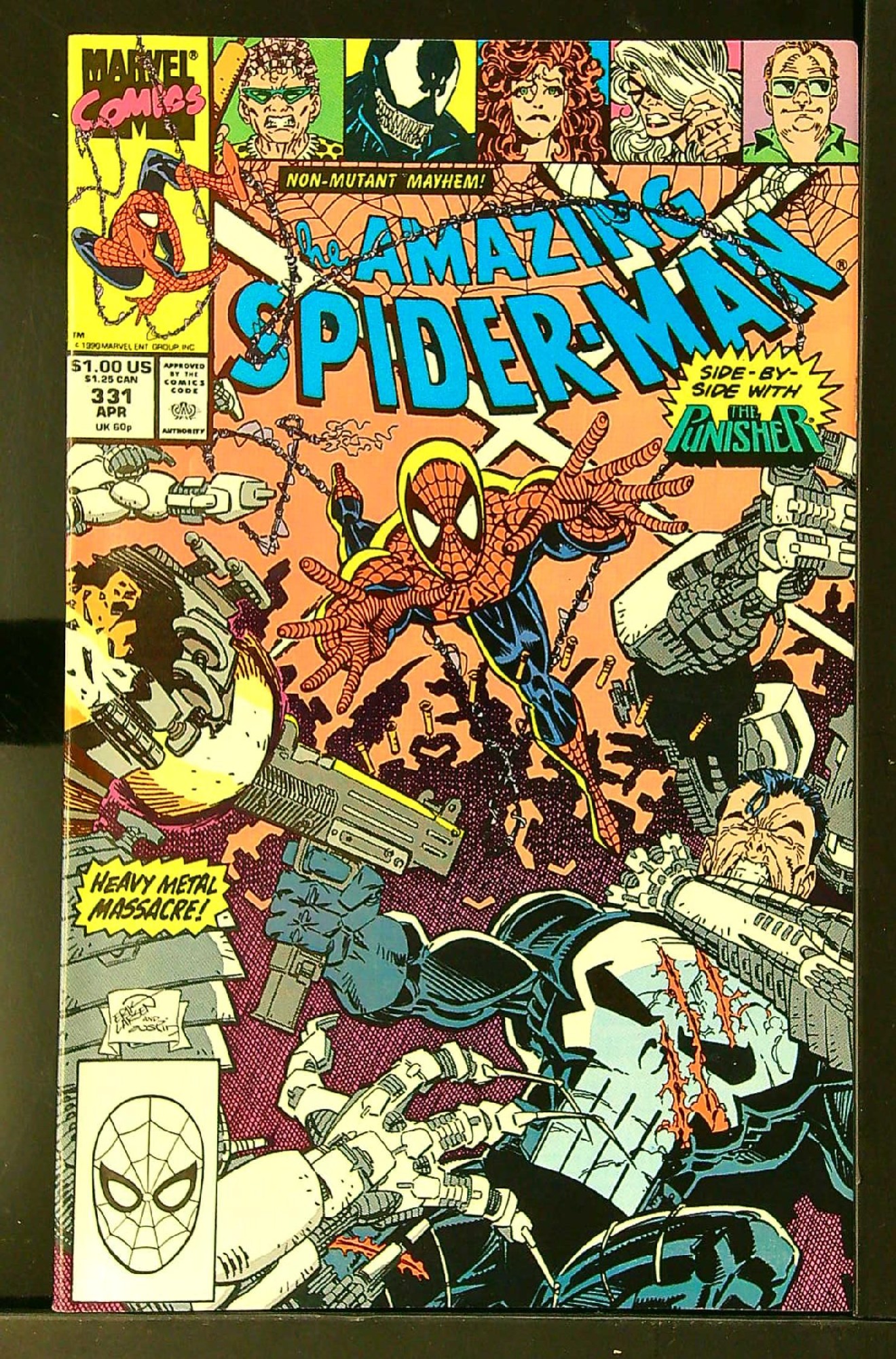 ACTUAL SCAN OF COMIC!<br> Cover of Amazing Spider-Man (Vol 1) #331. One of 250,000 Vintage American Comics on sale from Krypton!