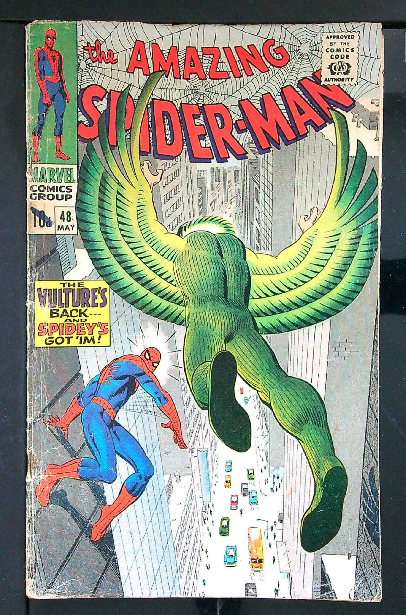 Cover of Amazing Spider-Man (Vol 1) #48. One of 250,000 Vintage American Comics on sale from Krypton!