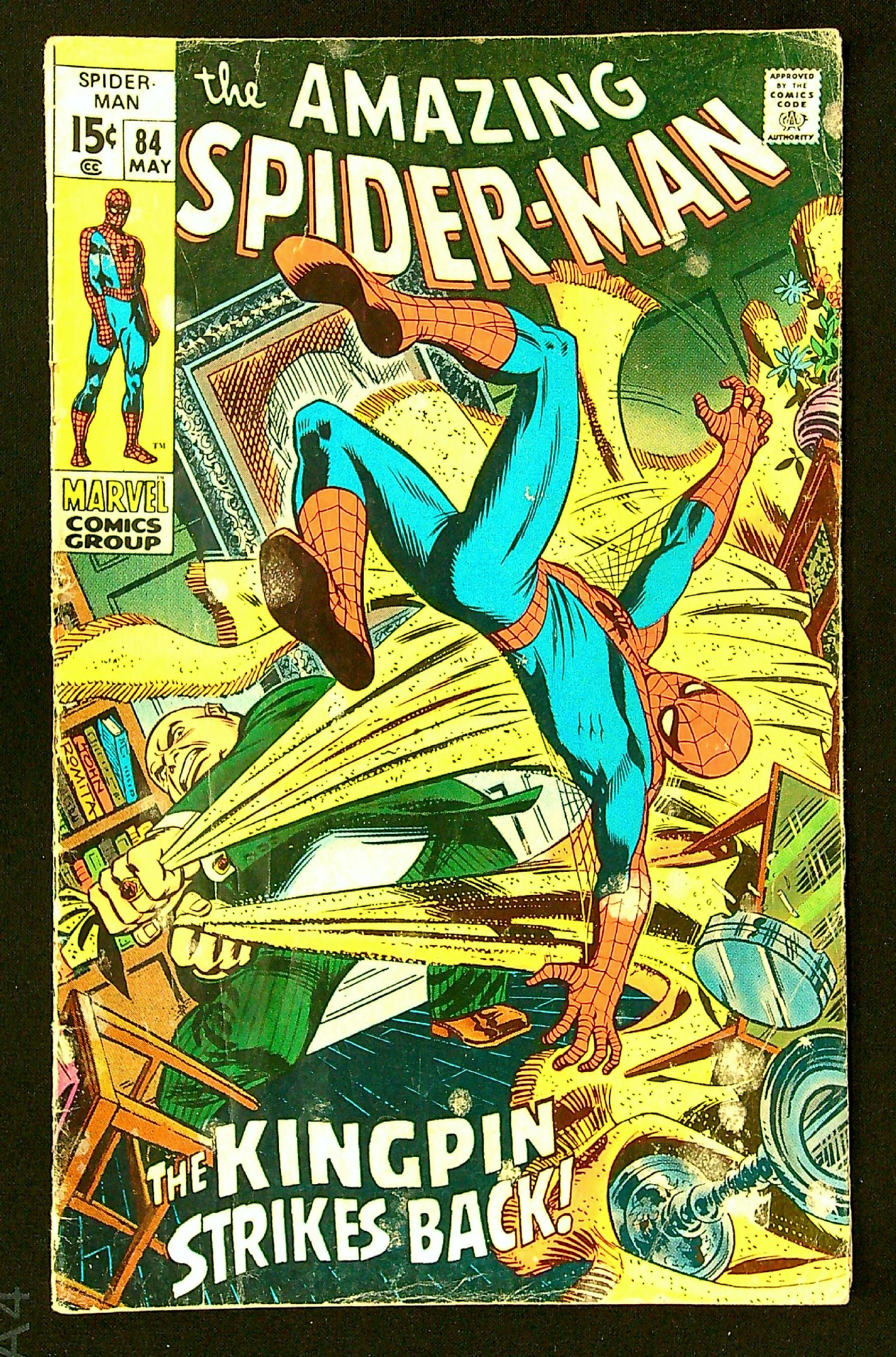 ACTUAL SCAN OF COMIC!<br> Cover of Amazing Spider-Man (Vol 1) #84. One of 250,000 Vintage American Comics on sale from Krypton!