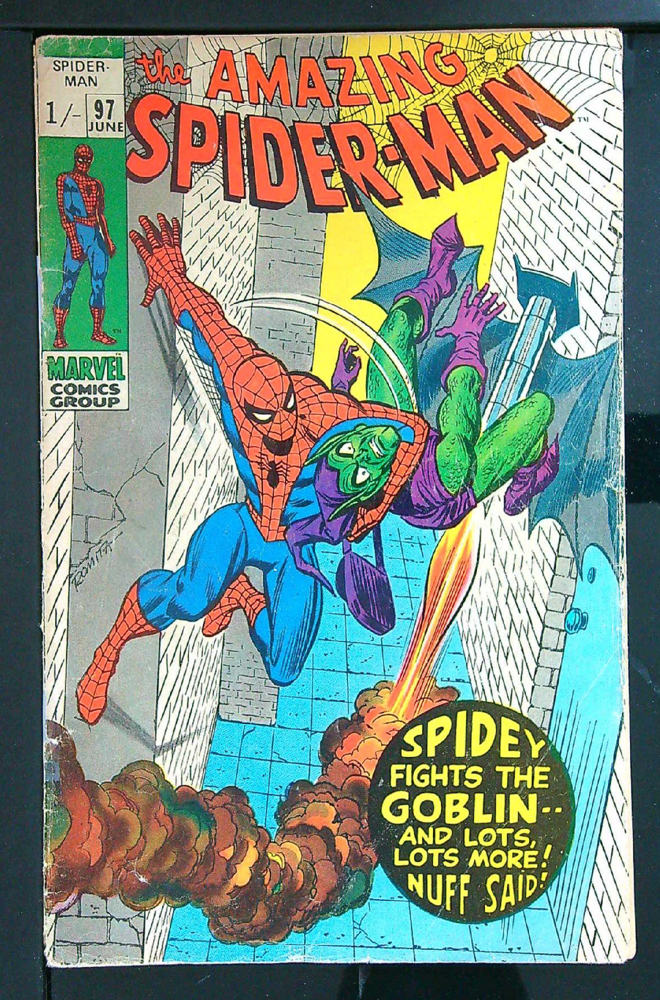 Cover of Amazing Spider-Man (Vol 1) #97. One of 250,000 Vintage American Comics on sale from Krypton!